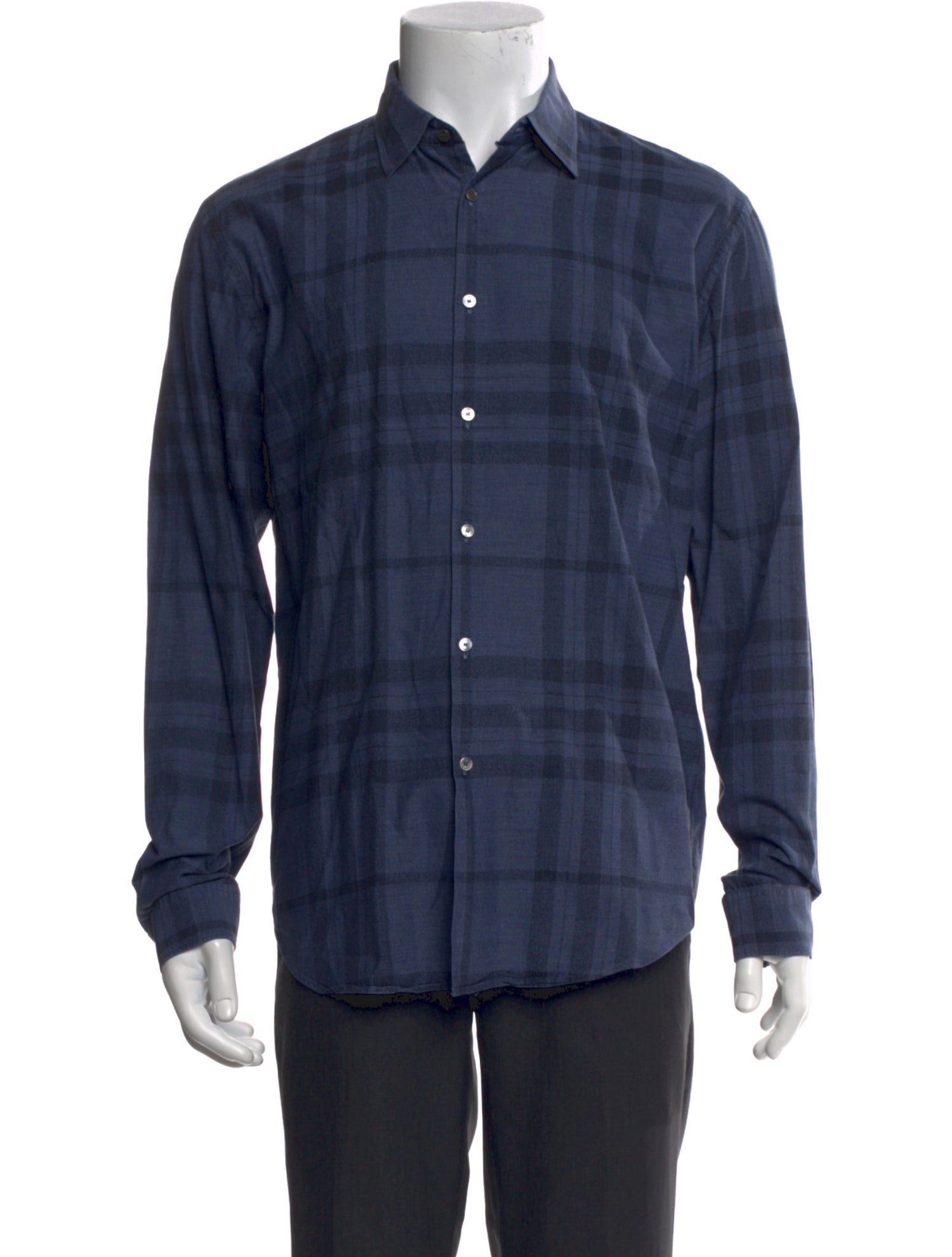 Burberry House Check Pattern Long Sleeve Shirt