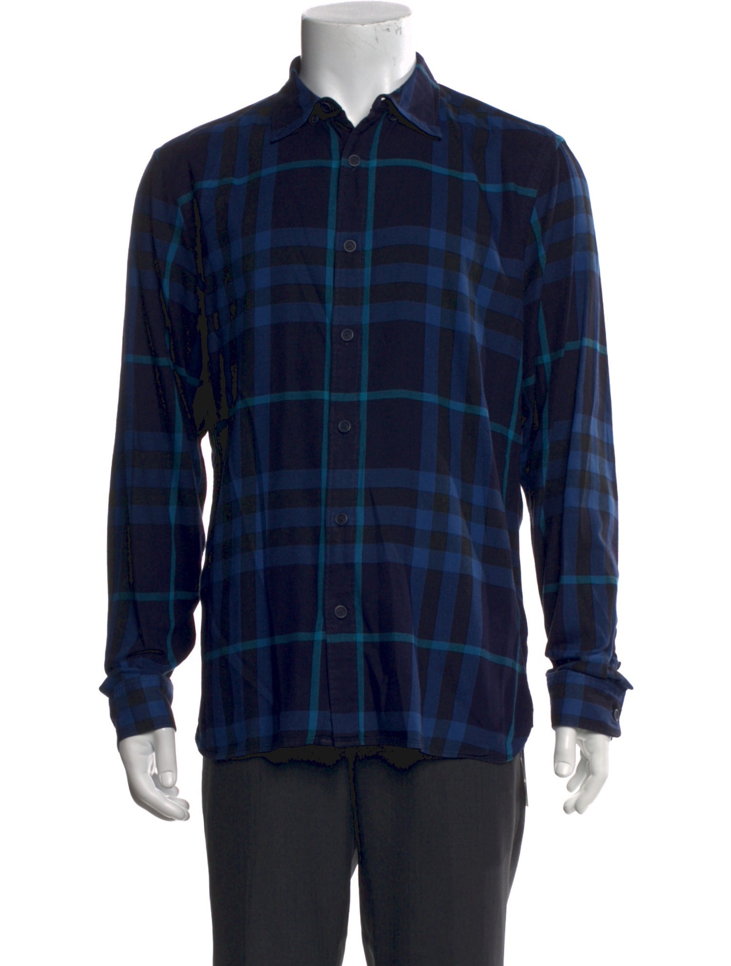 Burberry House Check Pattern Long Sleeve Shirt