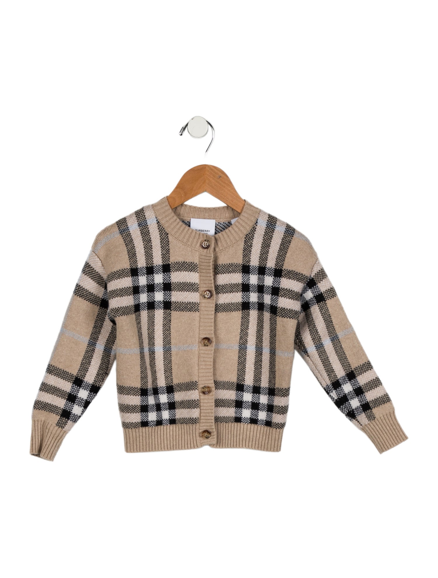 Burberry Girls' House Check Cardigan