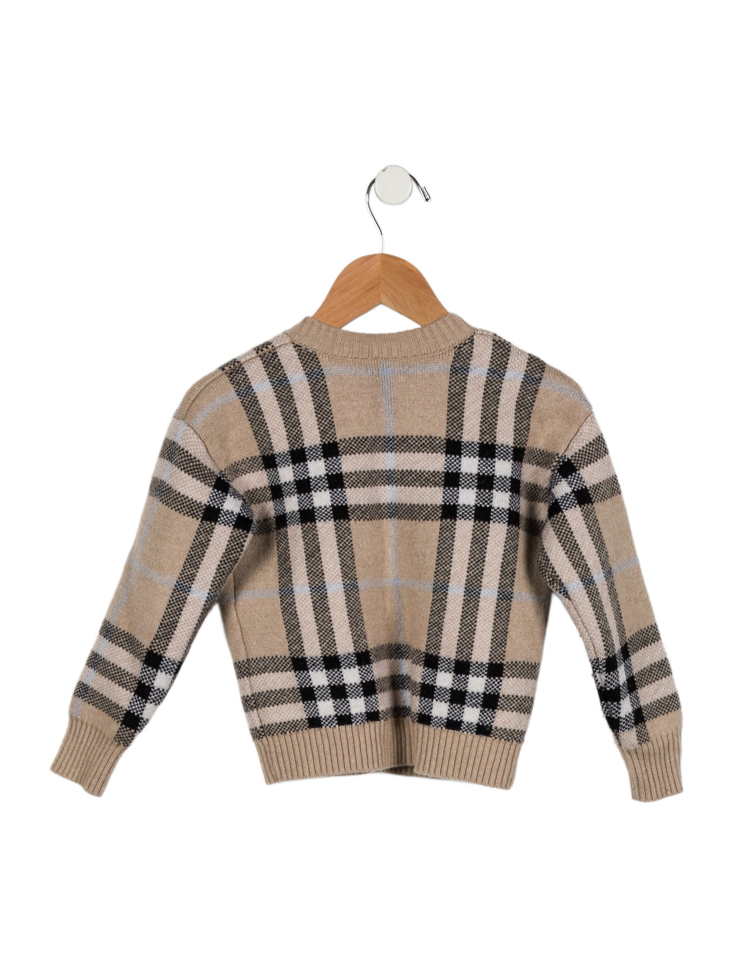 Burberry Girls' House Check Cardigan
