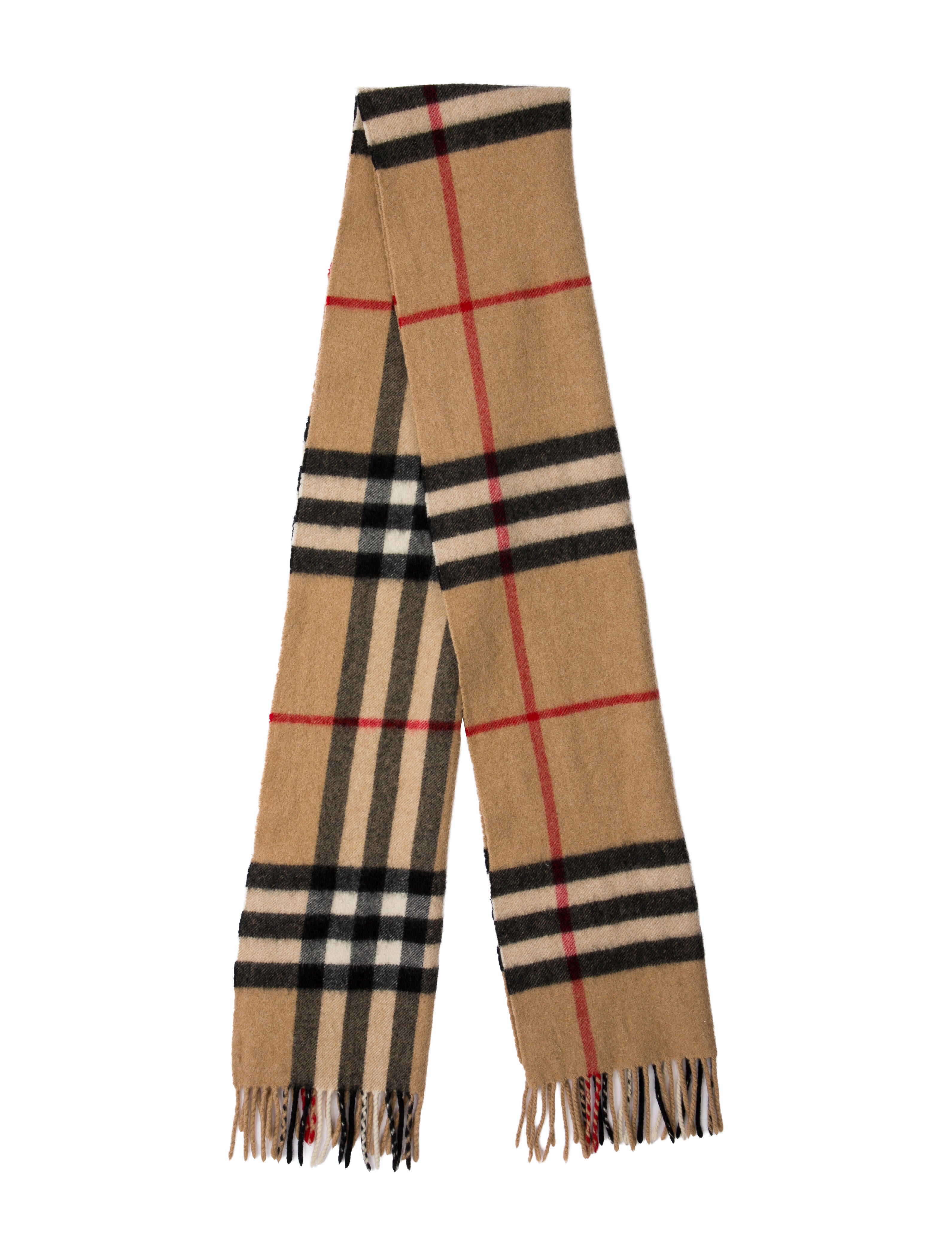 Burberry Cashmere Striped Scarf