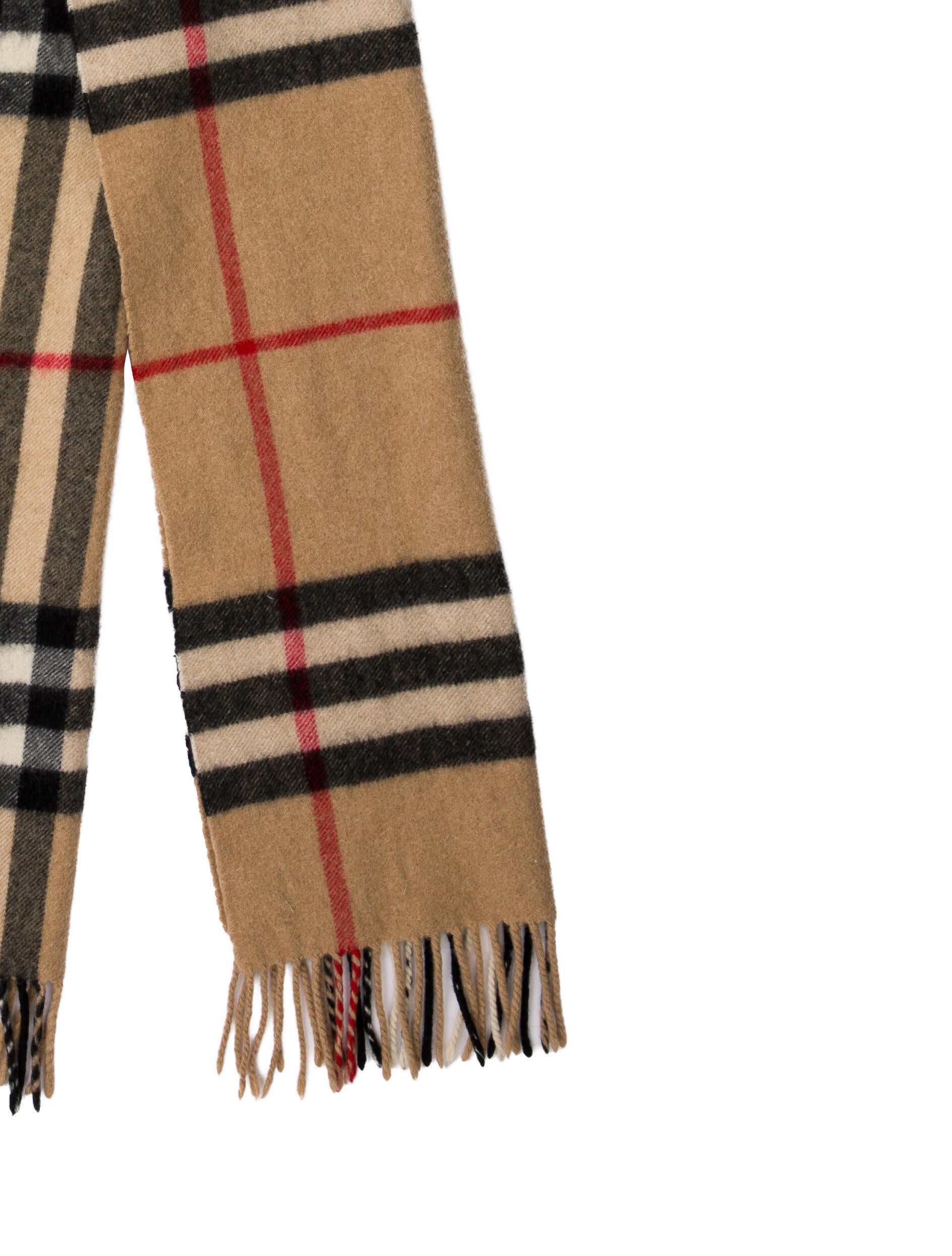 Burberry Cashmere Striped Scarf
