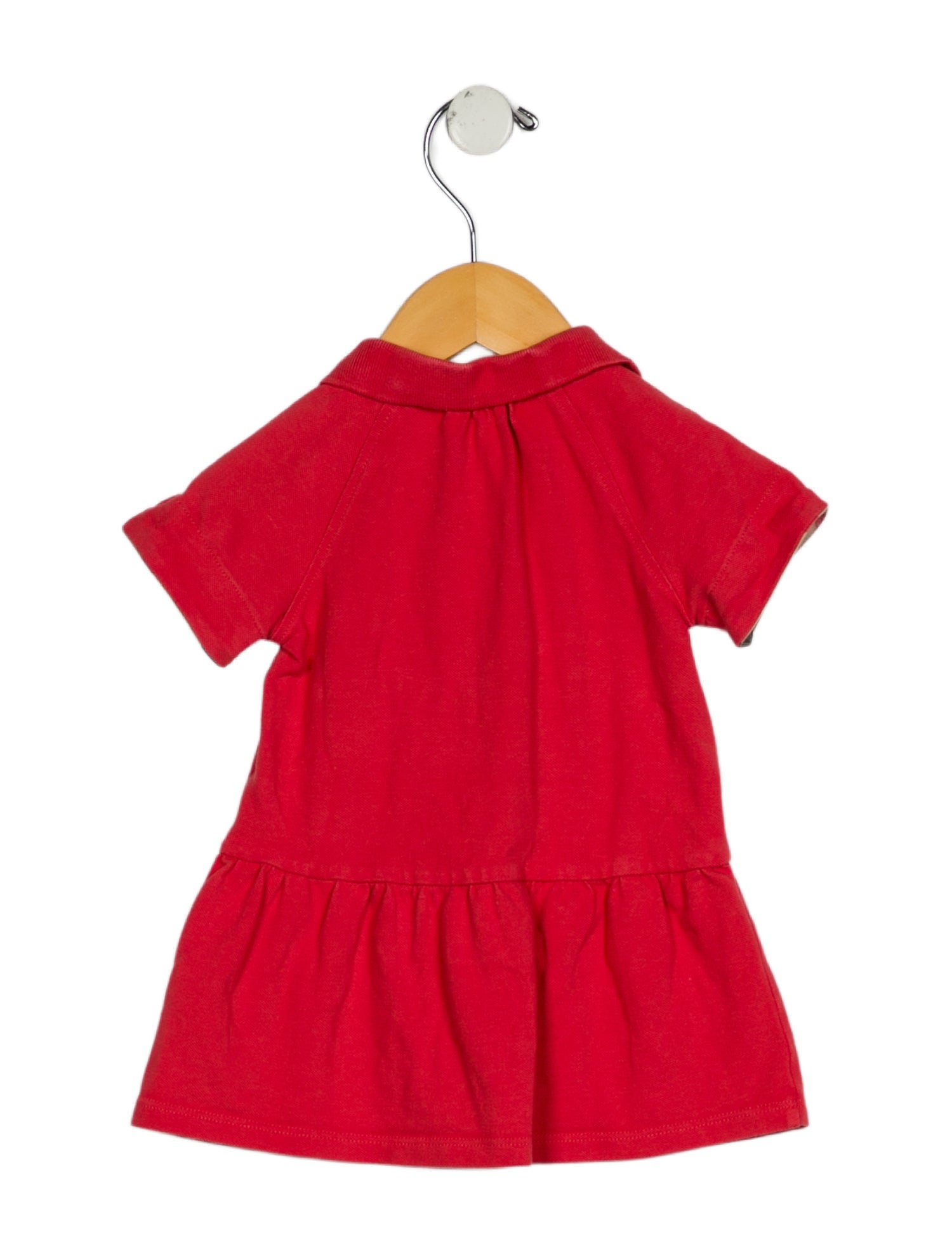 Burberry infant girls; pink dress