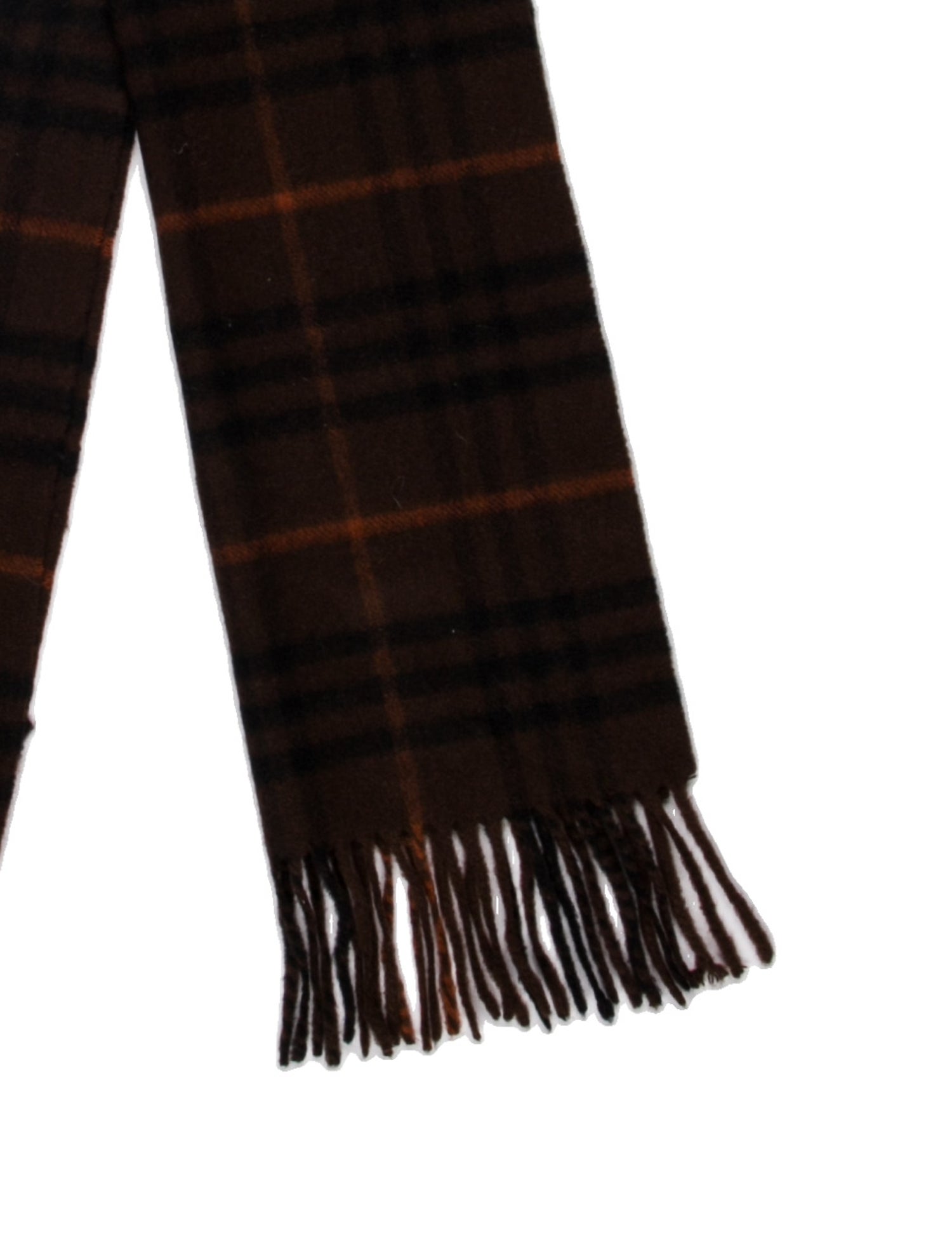 Burberry Cashmere Plaid Print Scarf