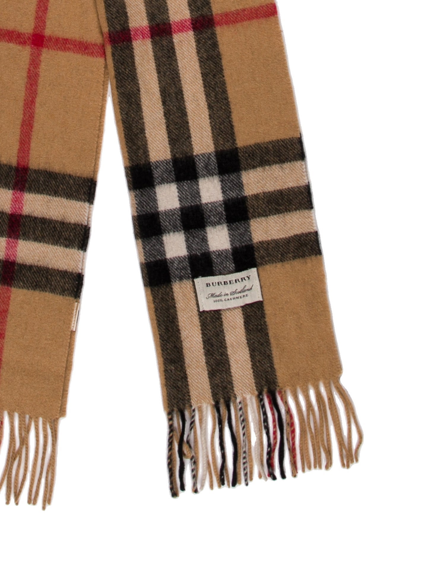 Burberry Giant Check Cashmere Scarf