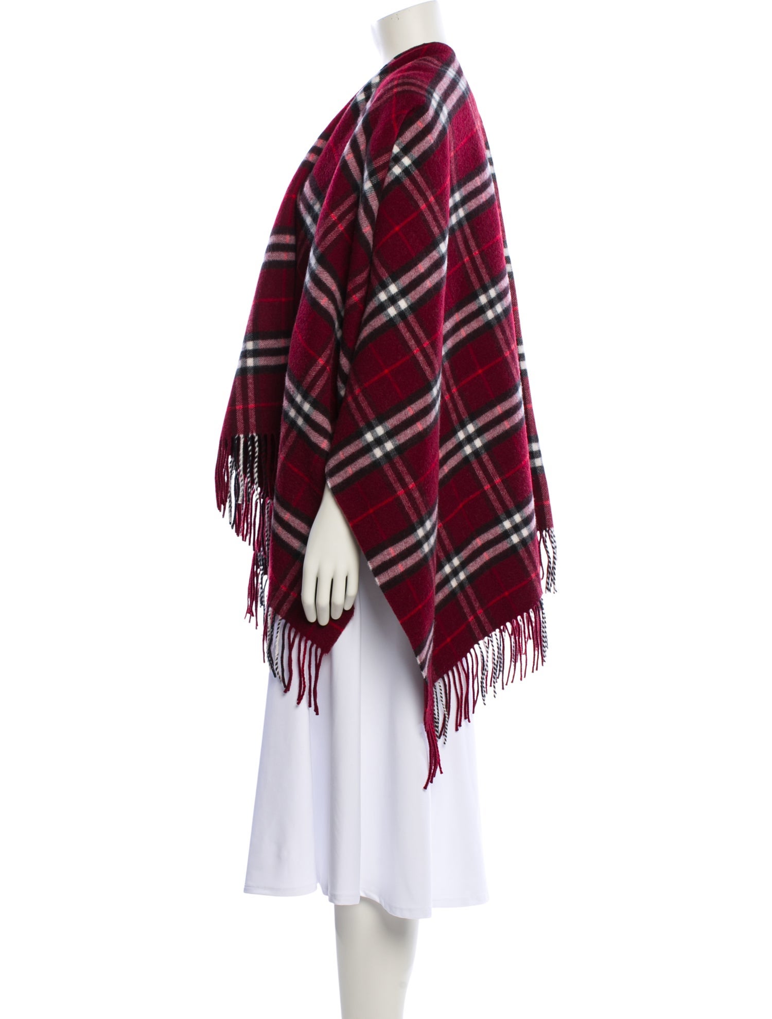 Burberry Wool Plaid Print Sweater w/ Tags