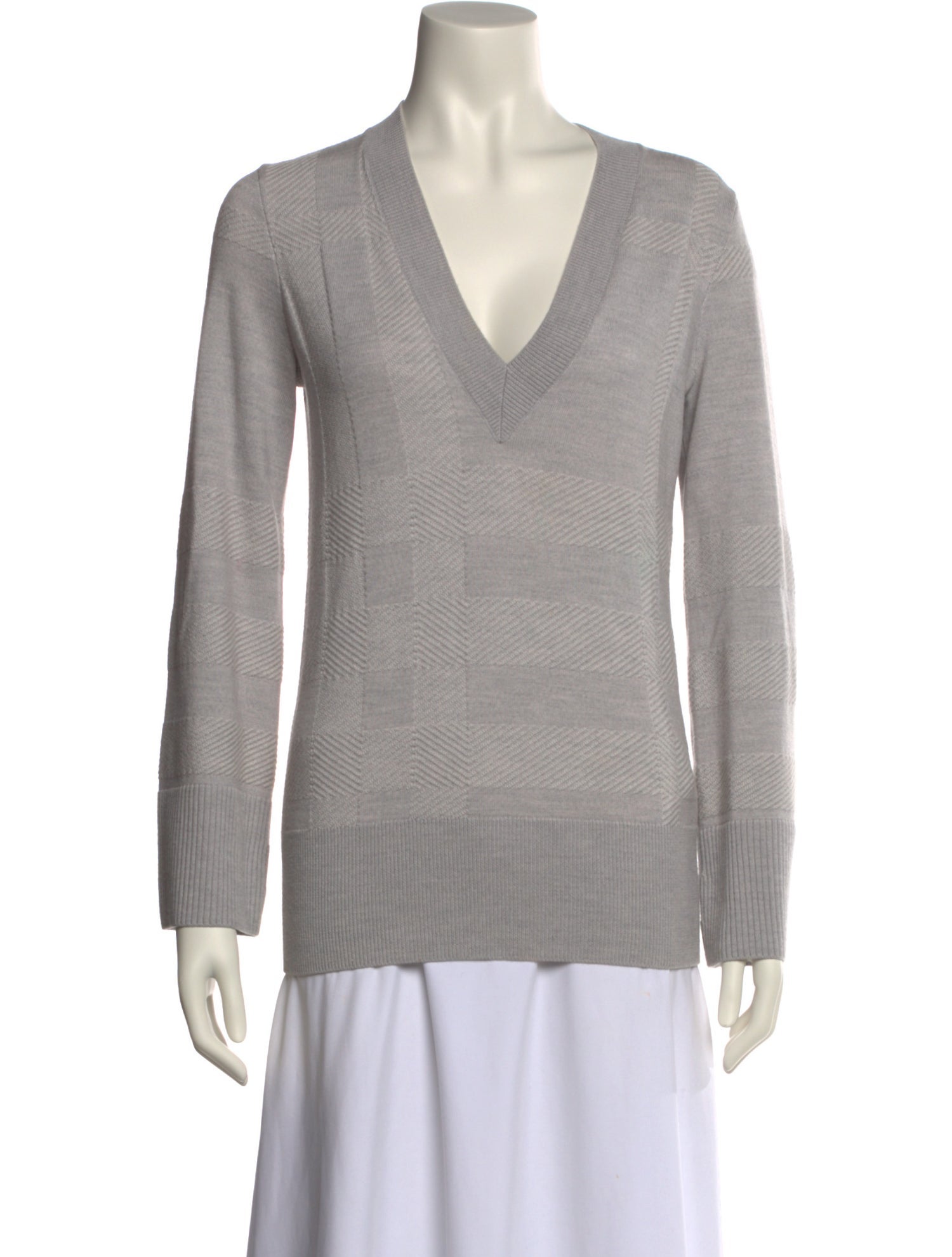 Burberry Wool V-Neck Sweater
