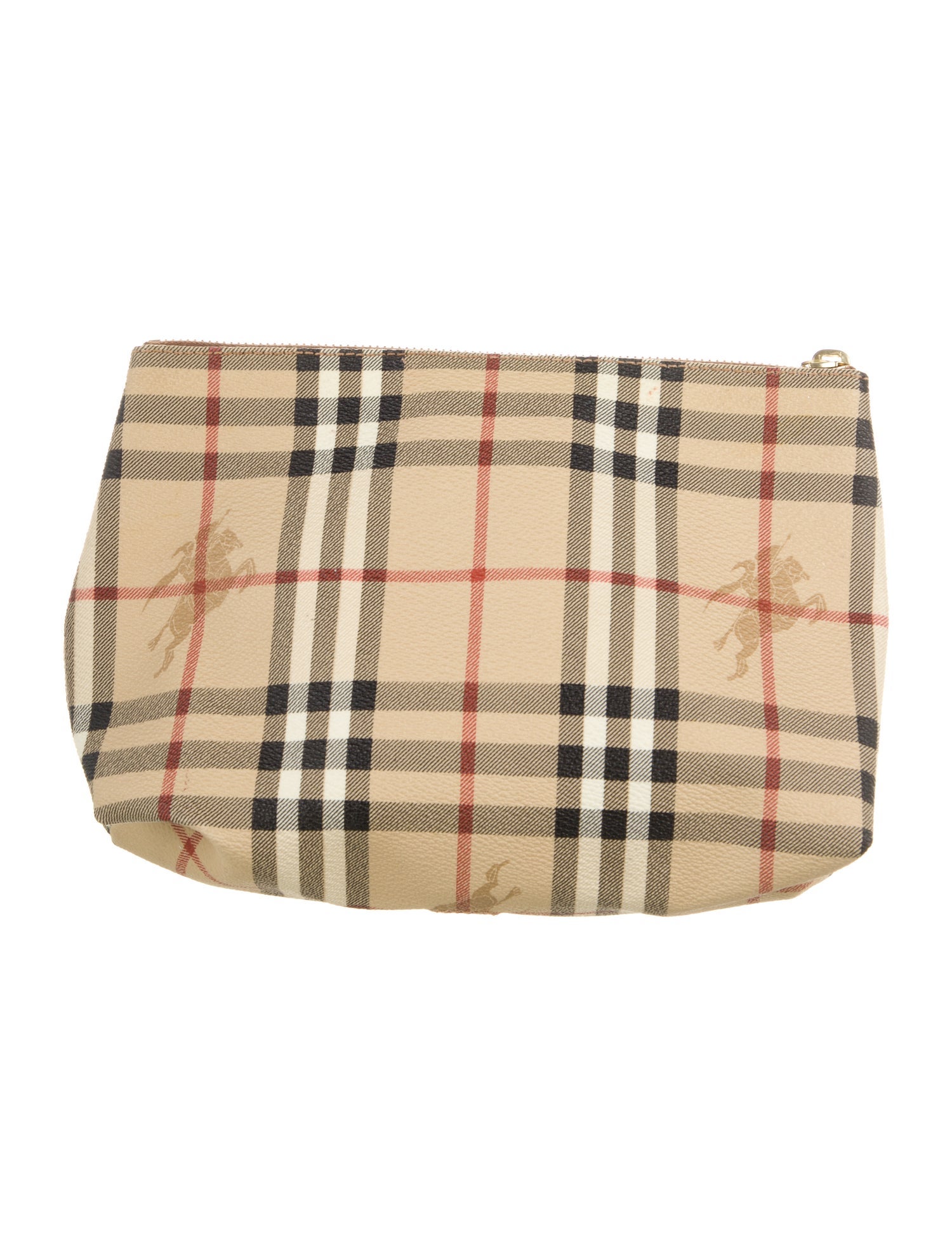 Burberry Coated Canvas Cosmetic Bag