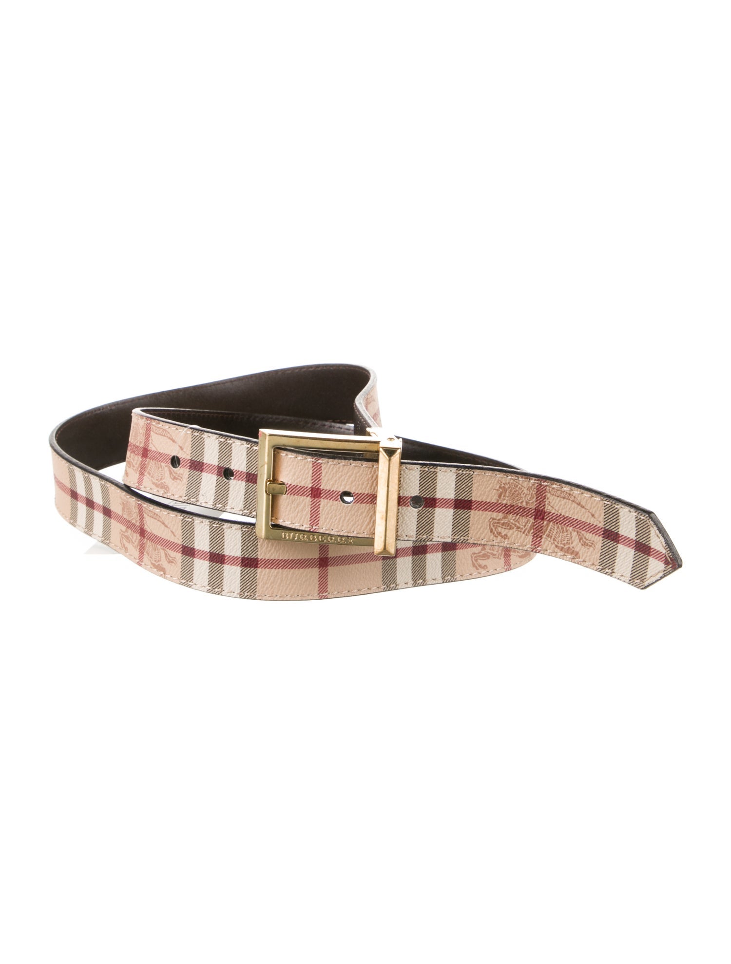 Burberry Skinny Leather Belt