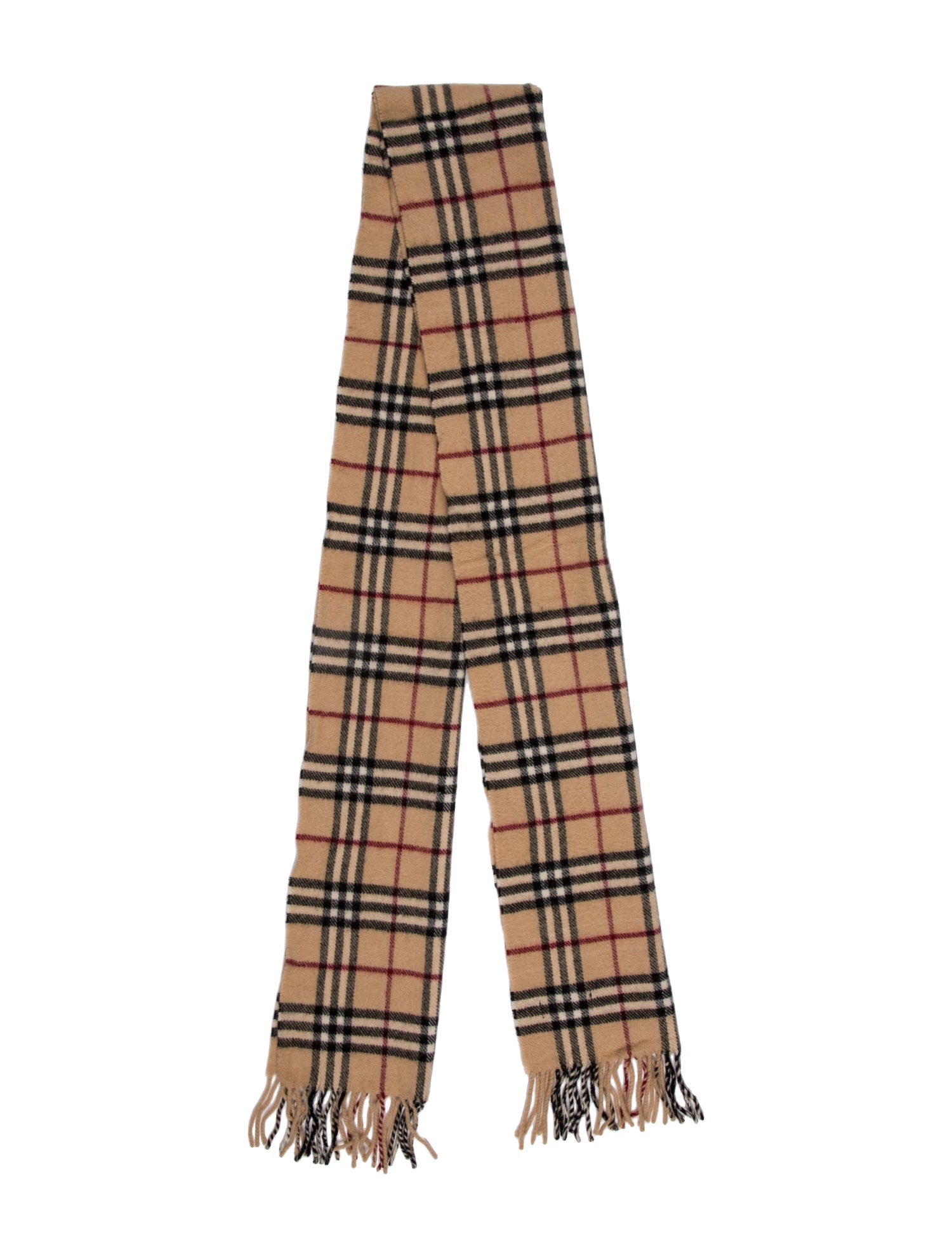 Burberry London Lambswool House Check Pattern Scarf