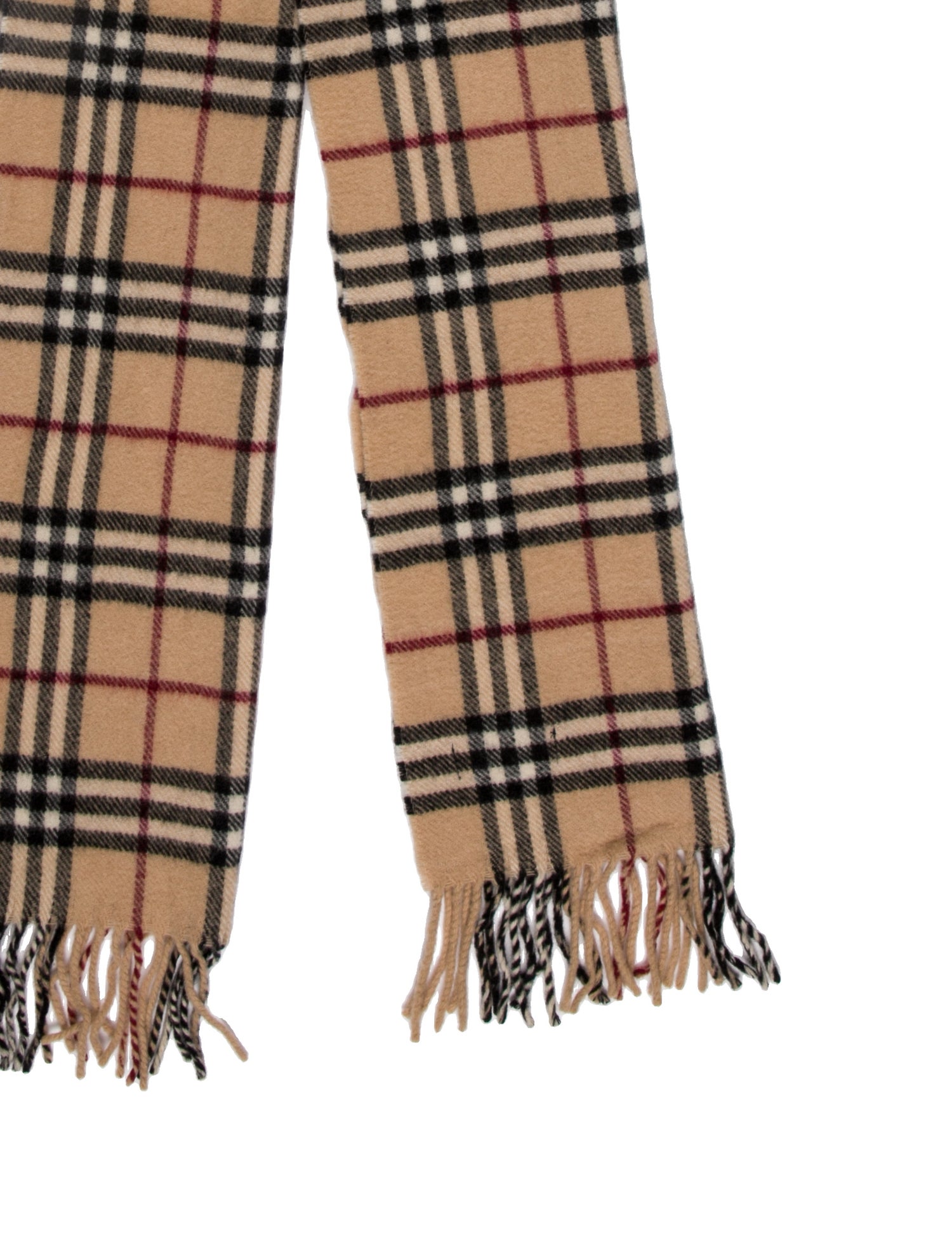 Burberry London Lambswool House Check Pattern Scarf