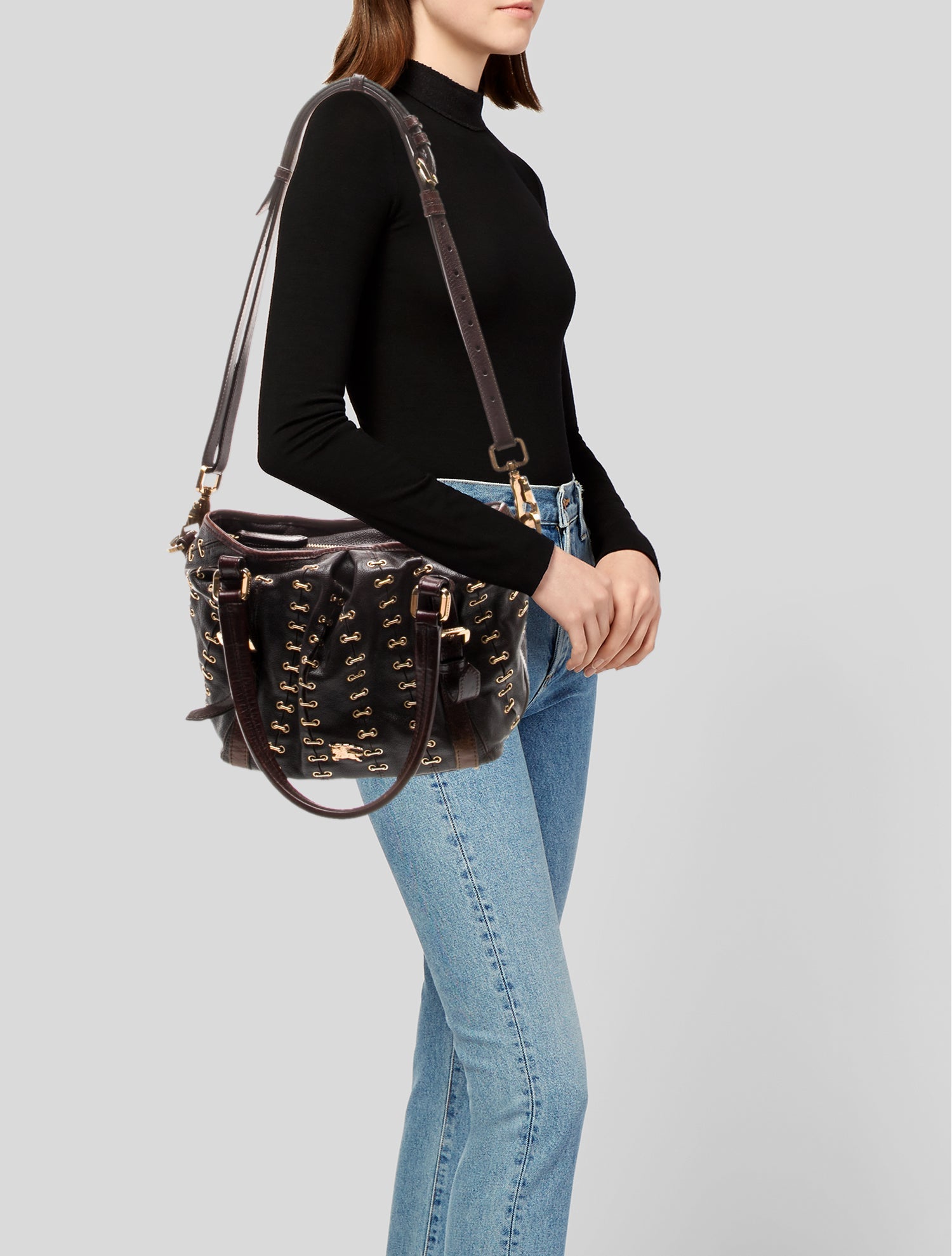 Burberry Leather Shoulder Bag