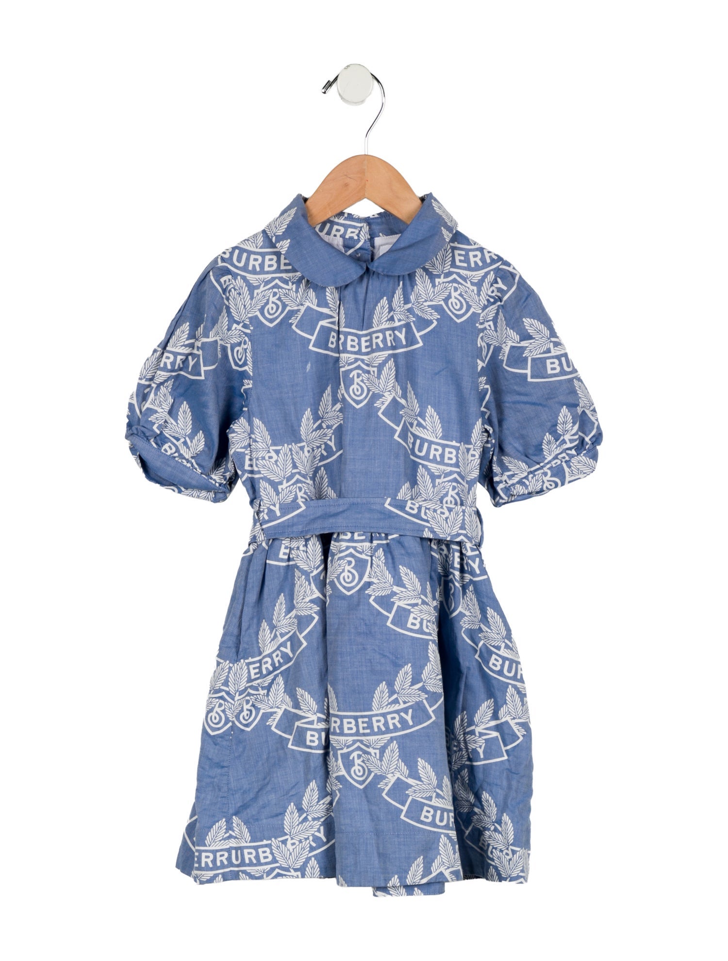 Burberry Girls' Logo Crest Print Dress