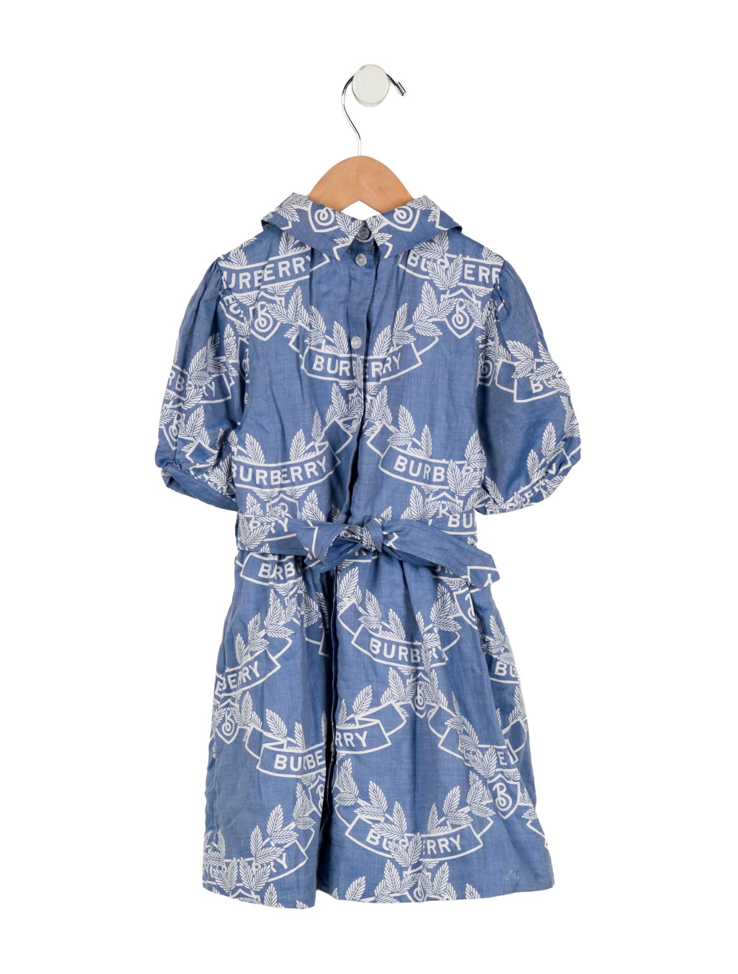 Burberry Girls' Logo Crest Print Dress