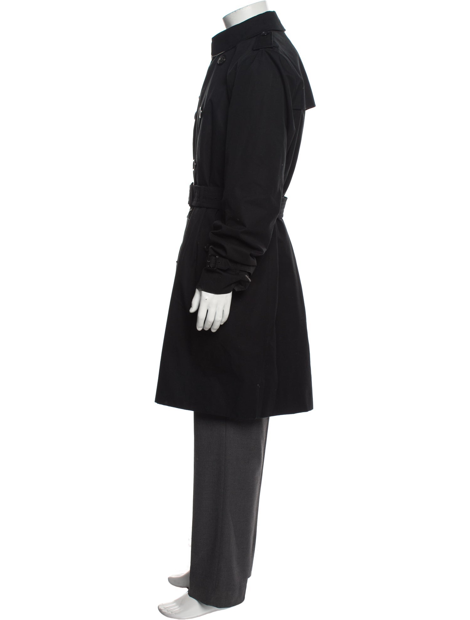 Burberry House Check Pattern Trench Coat