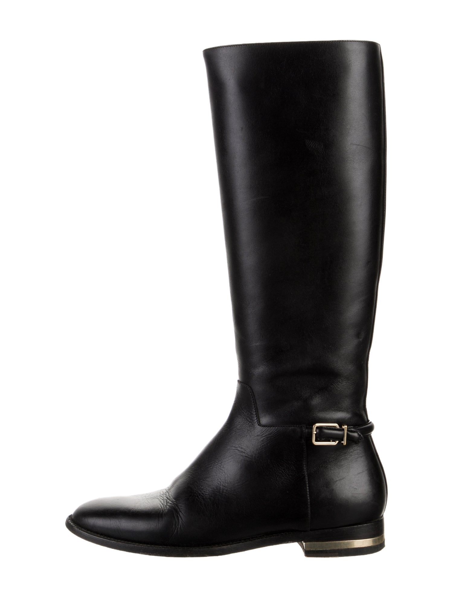Burberry Leather Riding Boots