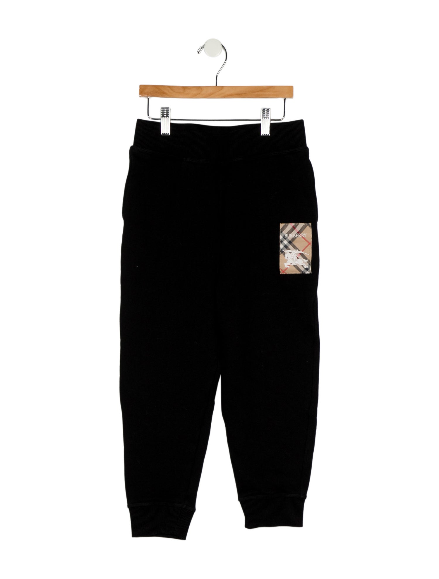 Burberry Prorsum Black Cotton Sweatpants