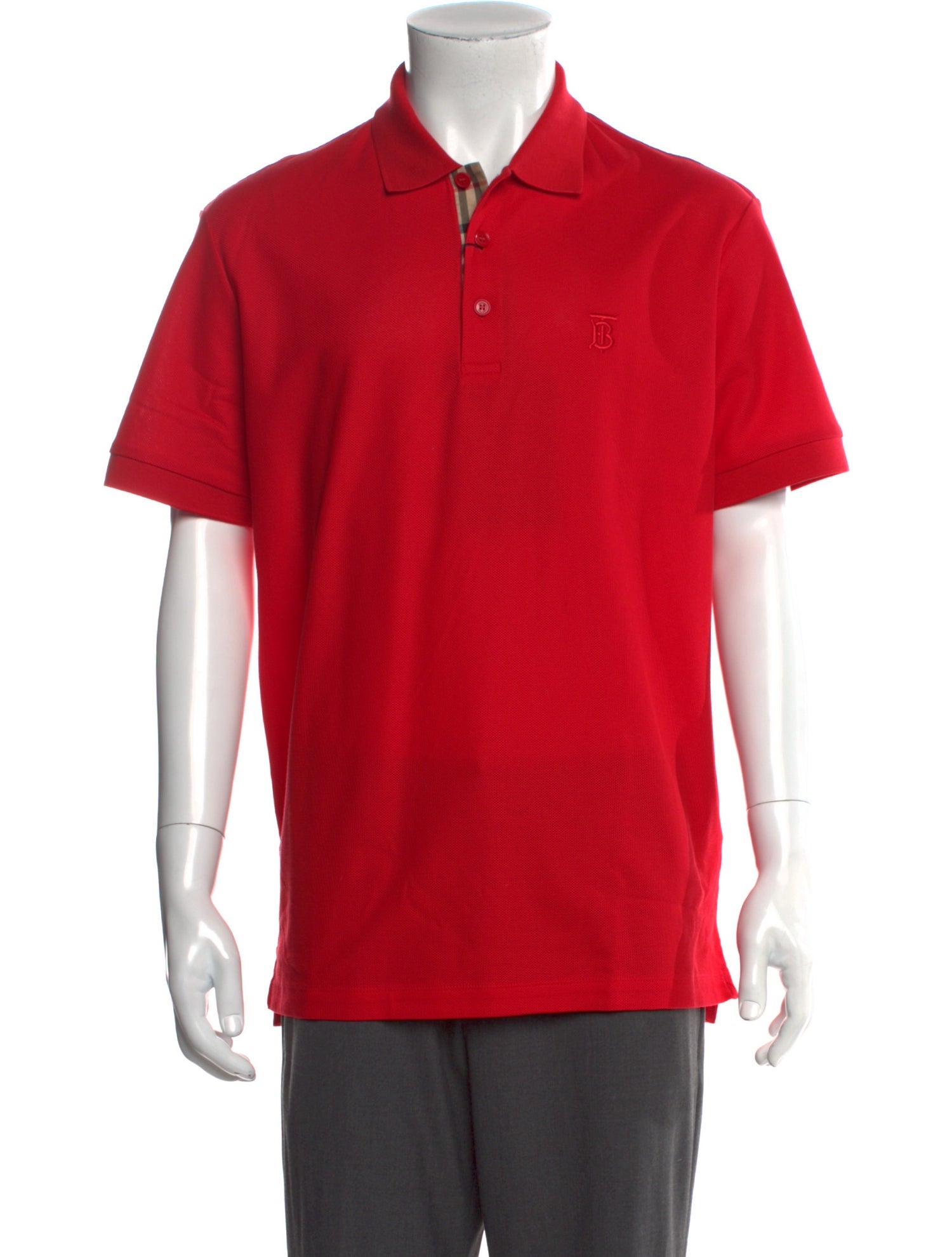 Burberry TB Monogram Collar Polo Shirt w/ Tags