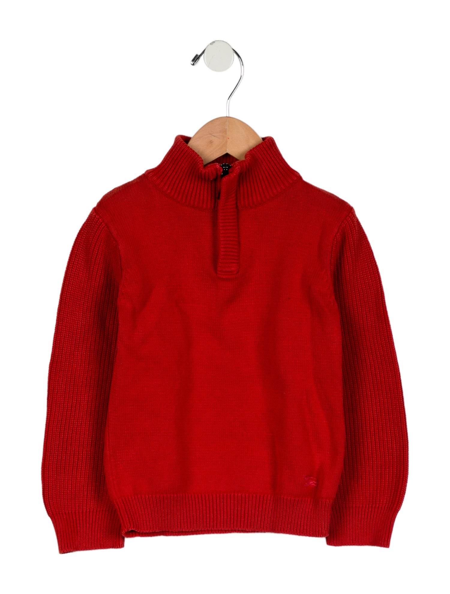 Burberry Boys' Knit Half Zip Sweater