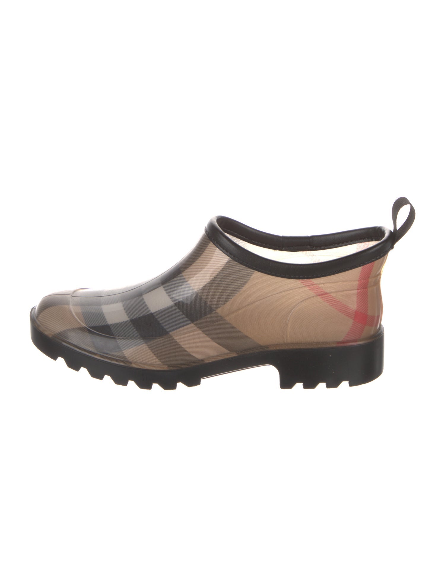 Burberry House Check Pattern Rubber Rain Boots