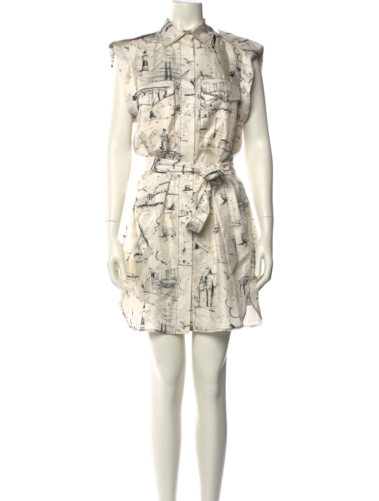 Burberry Silk Mini Dress