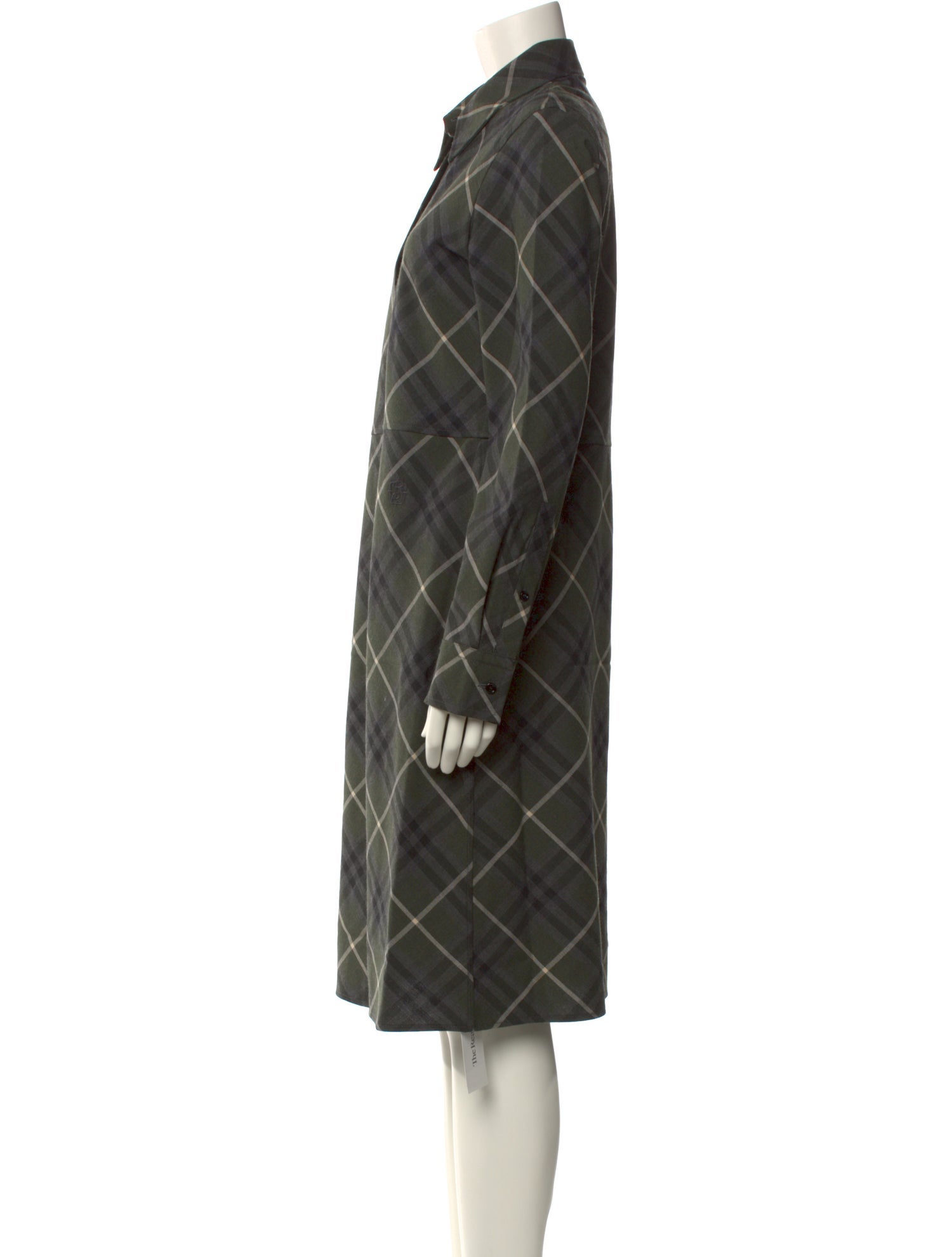 Burberry Plaid Print Knee-Length Dress w/ Tags