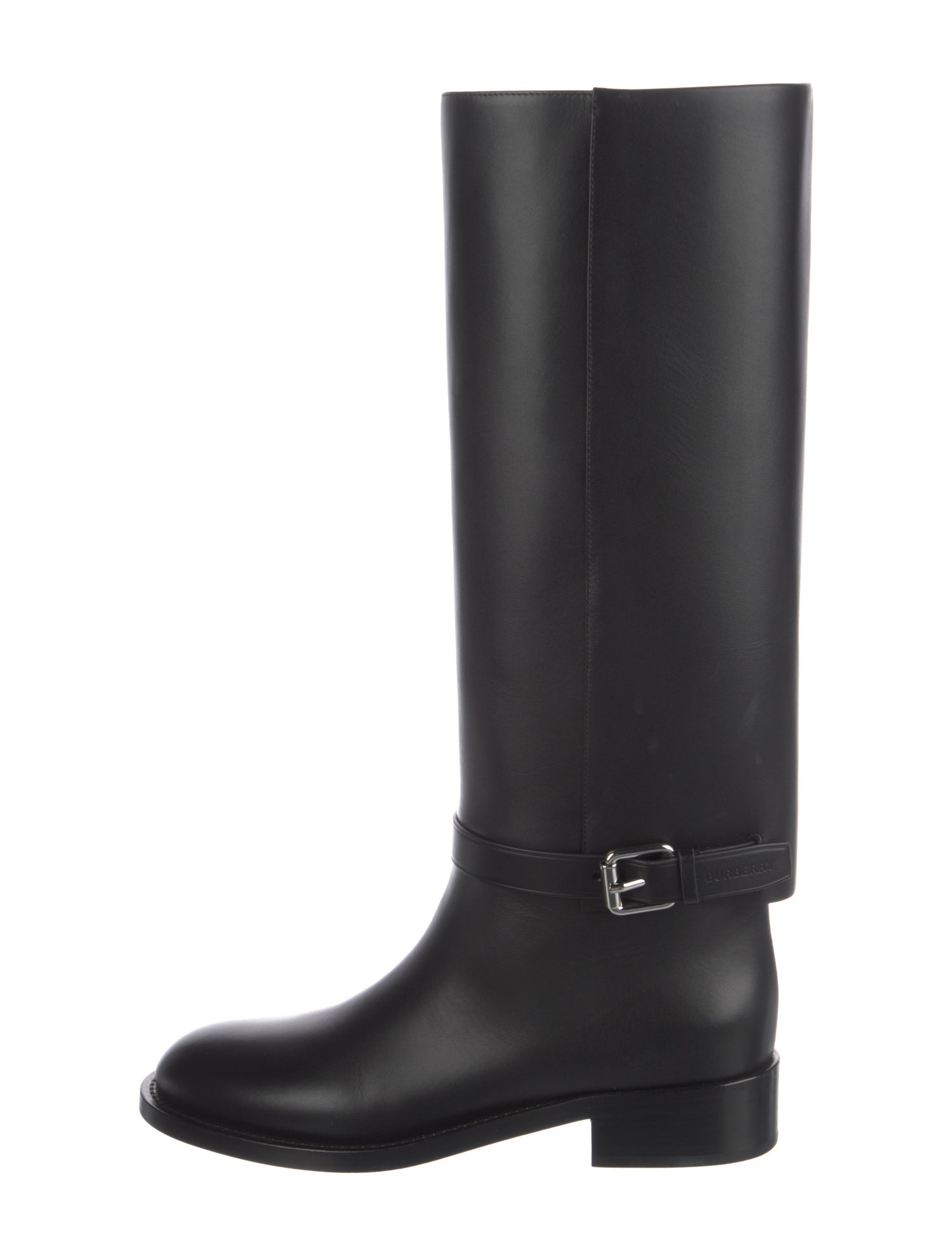 Burberry Leather Riding Boots