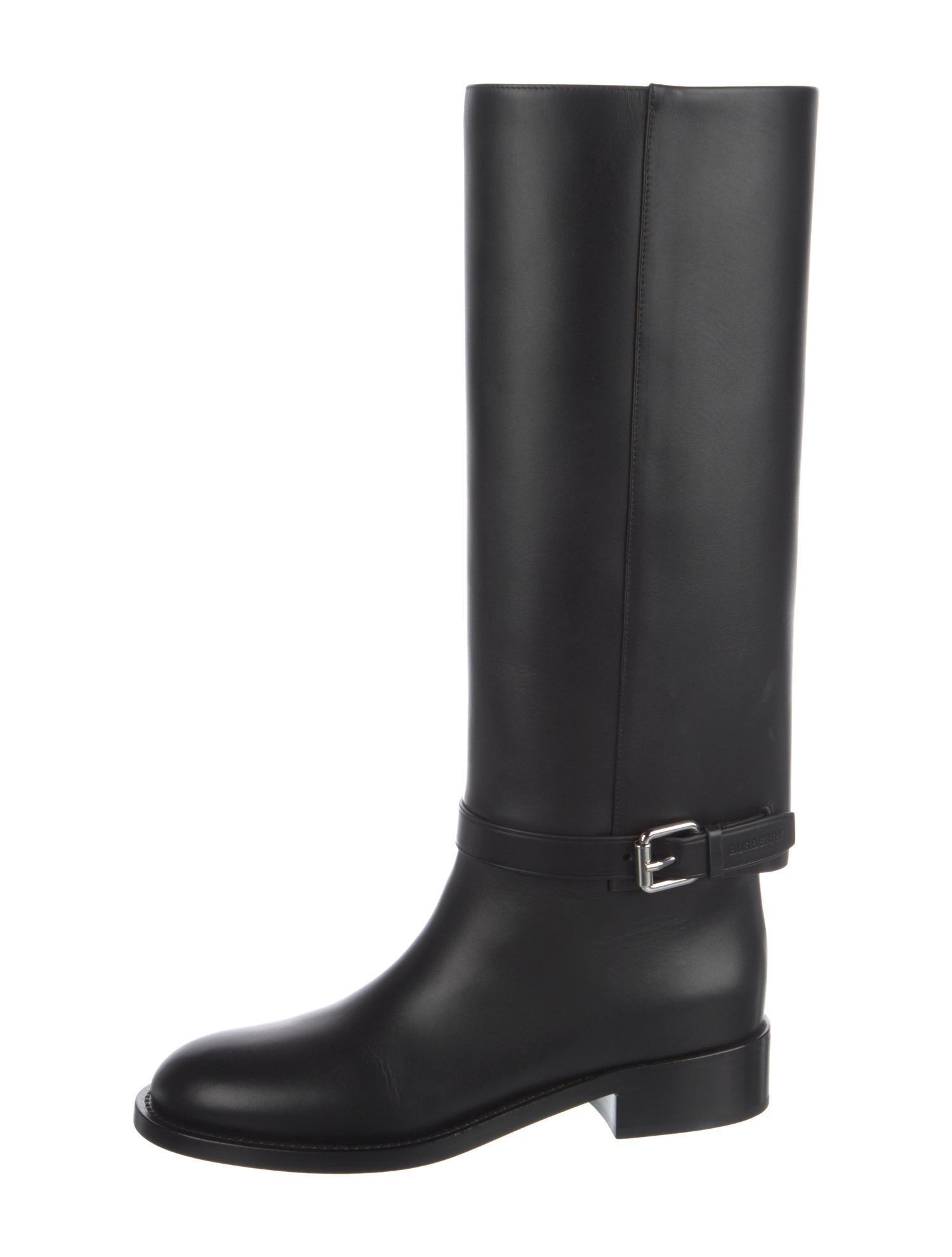 Burberry Leather Riding Boots