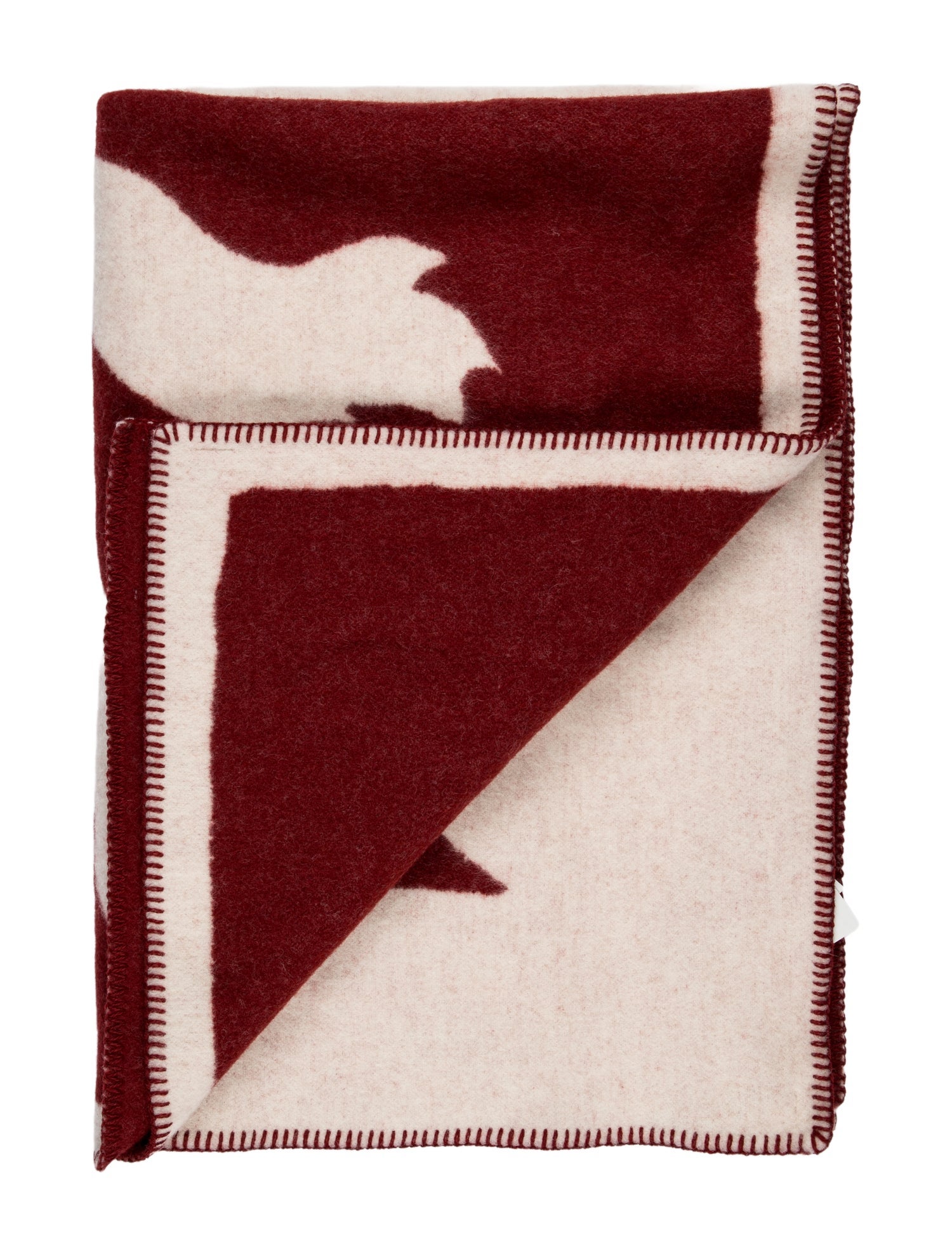 Burberry EKD Wool Throw Blanket w/ Tags