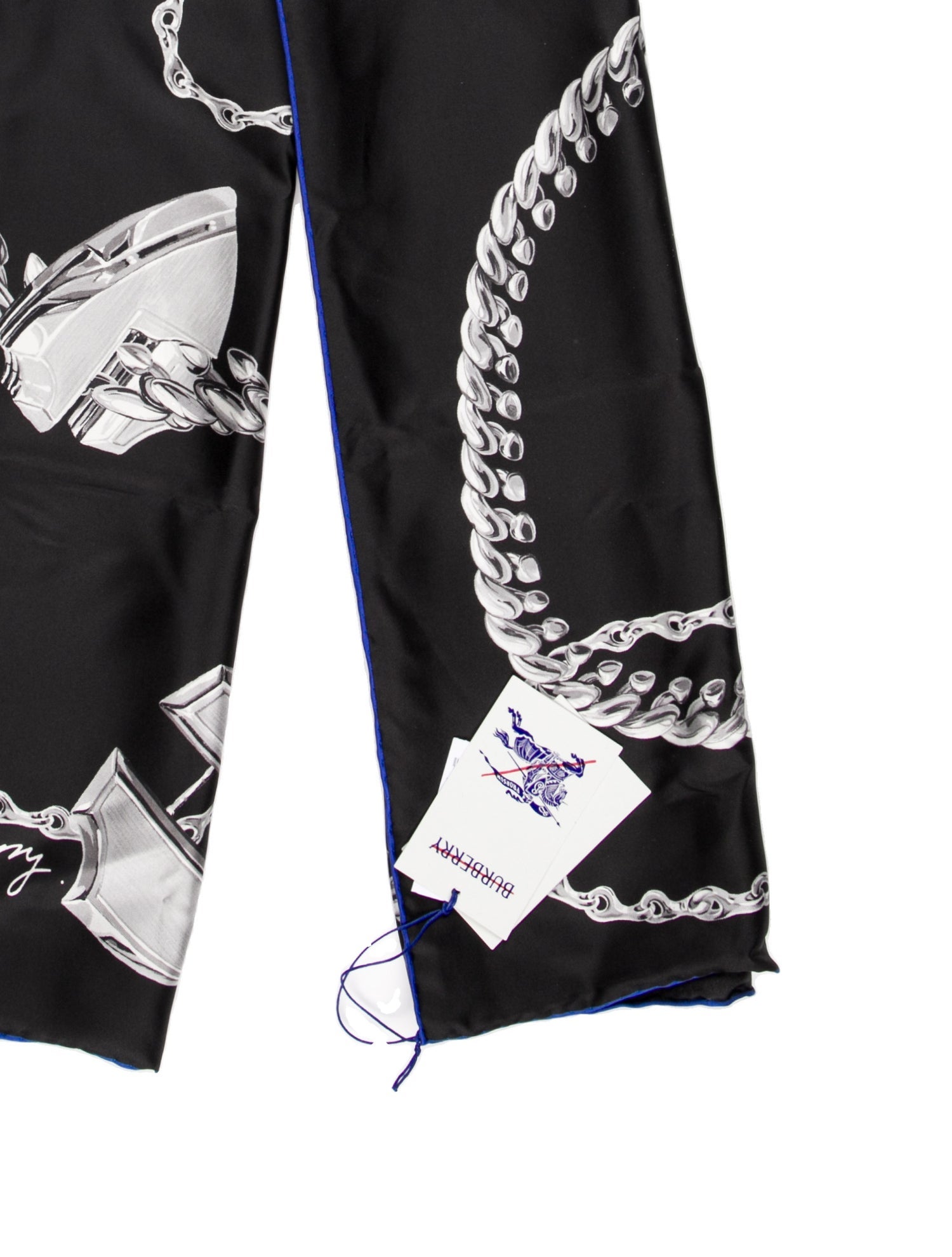 Burberry Silk Printed Scarf w/ Tags