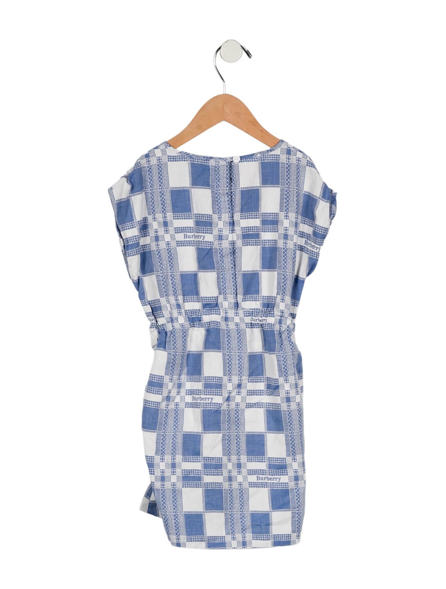 Burberry Girls' Sleeveless Check Print Dress