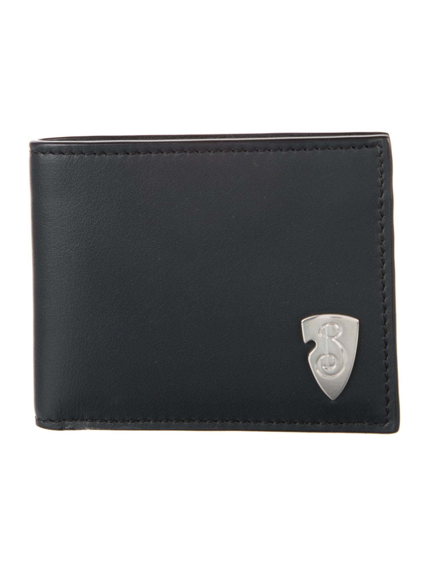 Burberry Leather Graphic Print Bifold Wallet