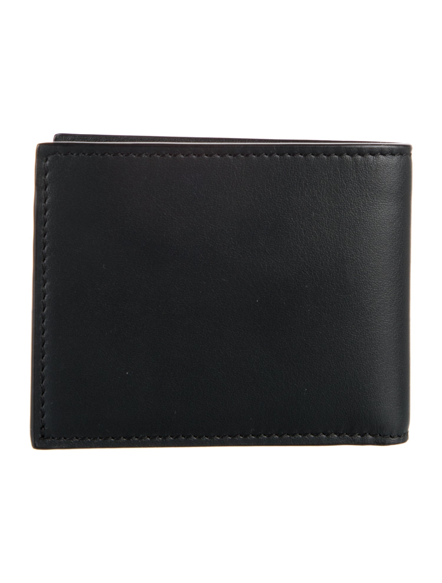 Burberry Leather Graphic Print Bifold Wallet