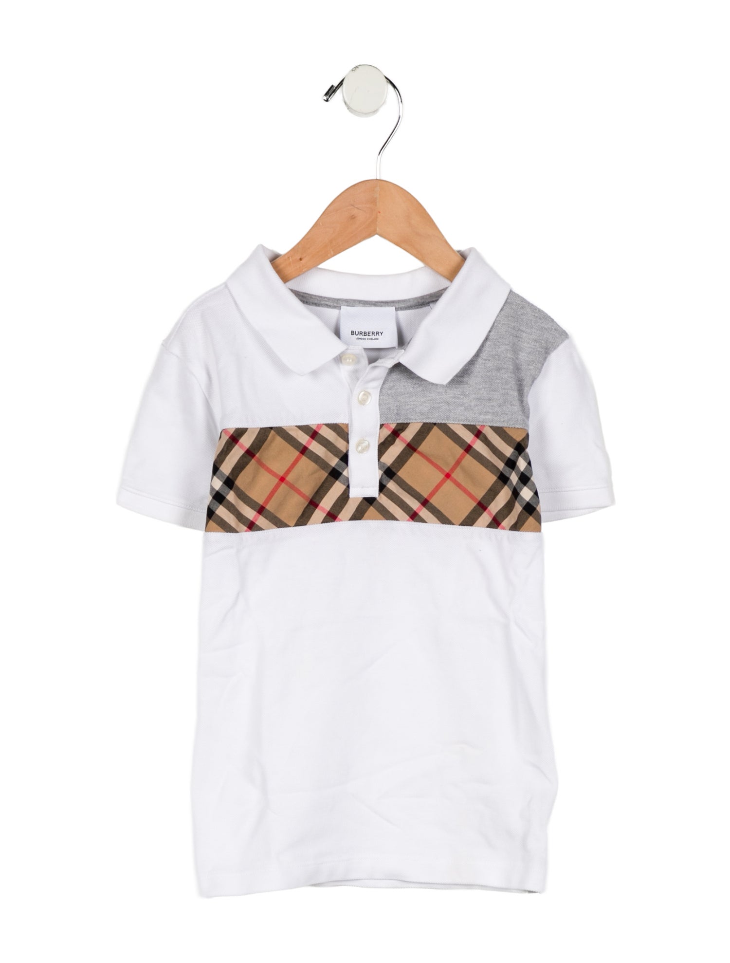 Burberry Boys' Nova Check Polo