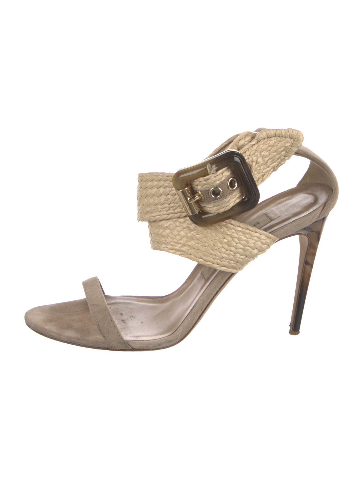 Burberry Raffia Sandals