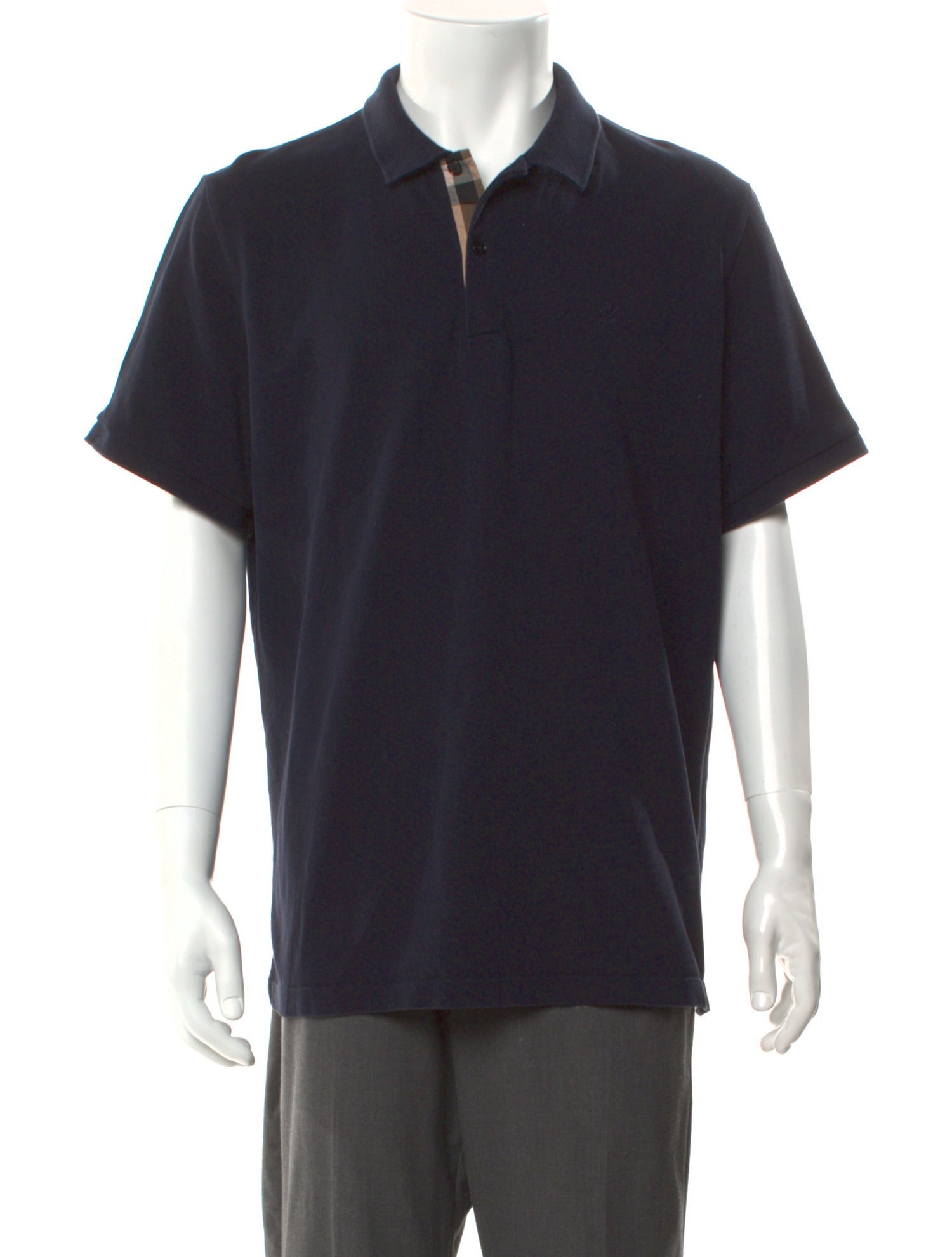 Burberry TB Monogram Collar Polo Shirt