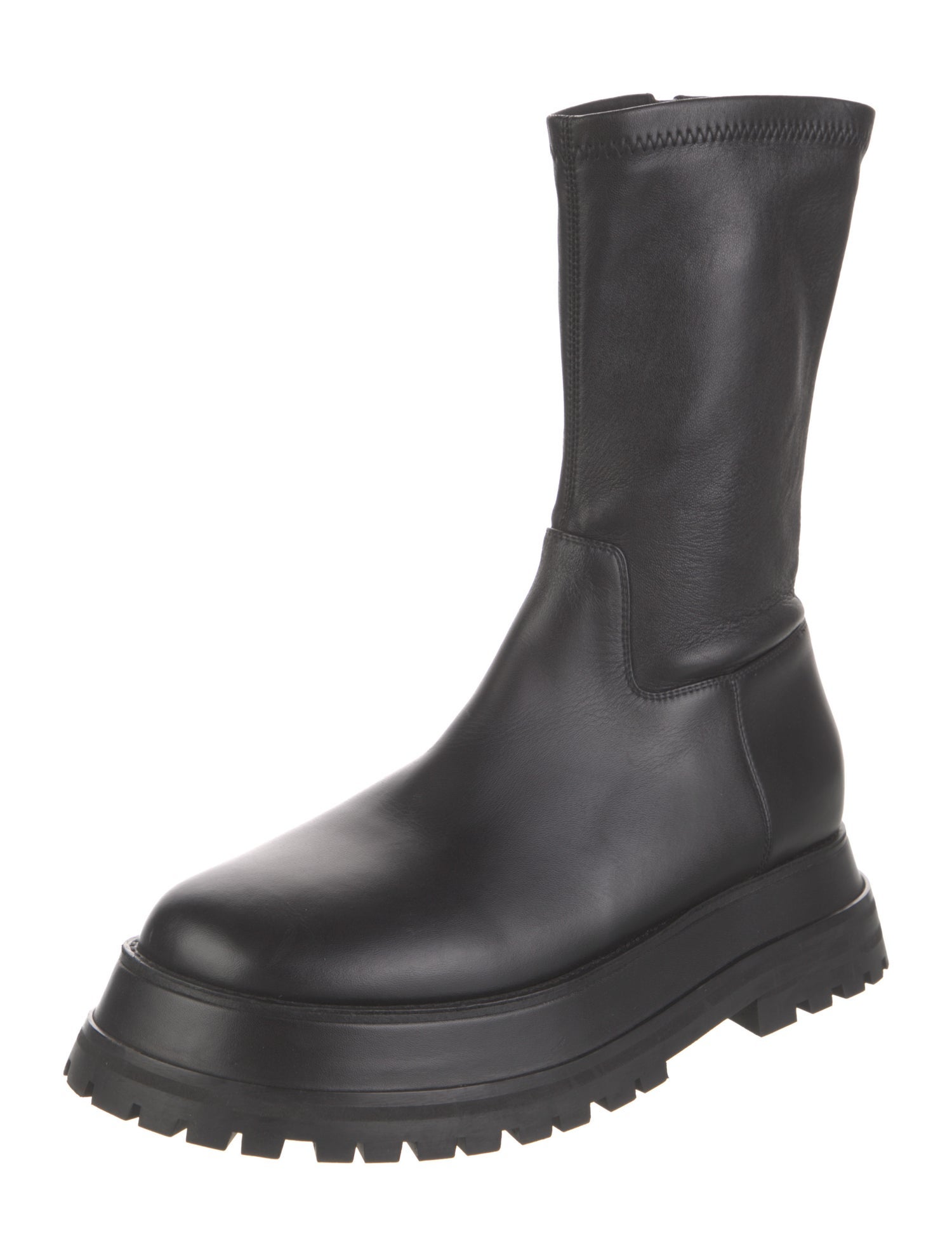 Burberry Leather Sock Boots