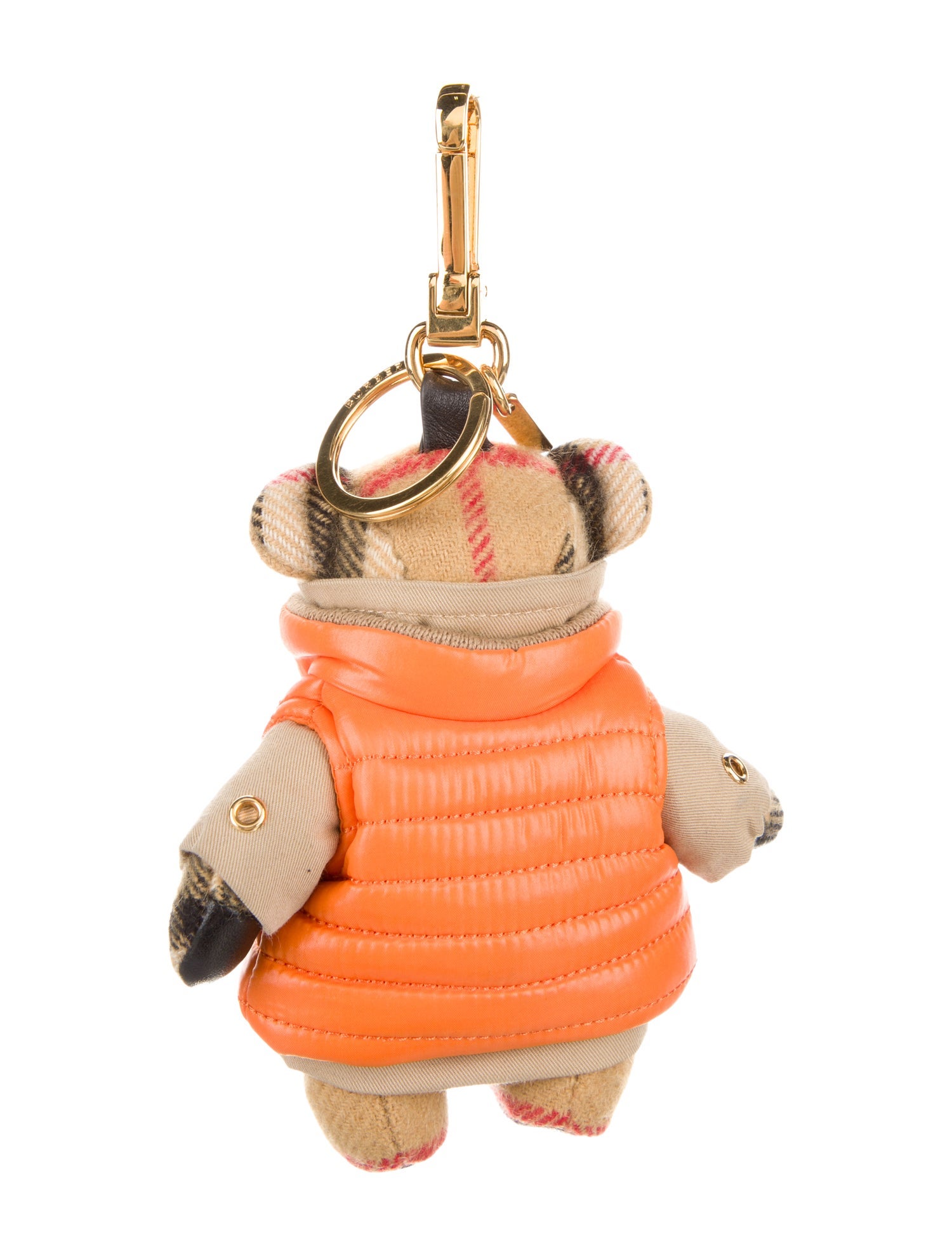 Burberry Gold Tone Bag Accessory