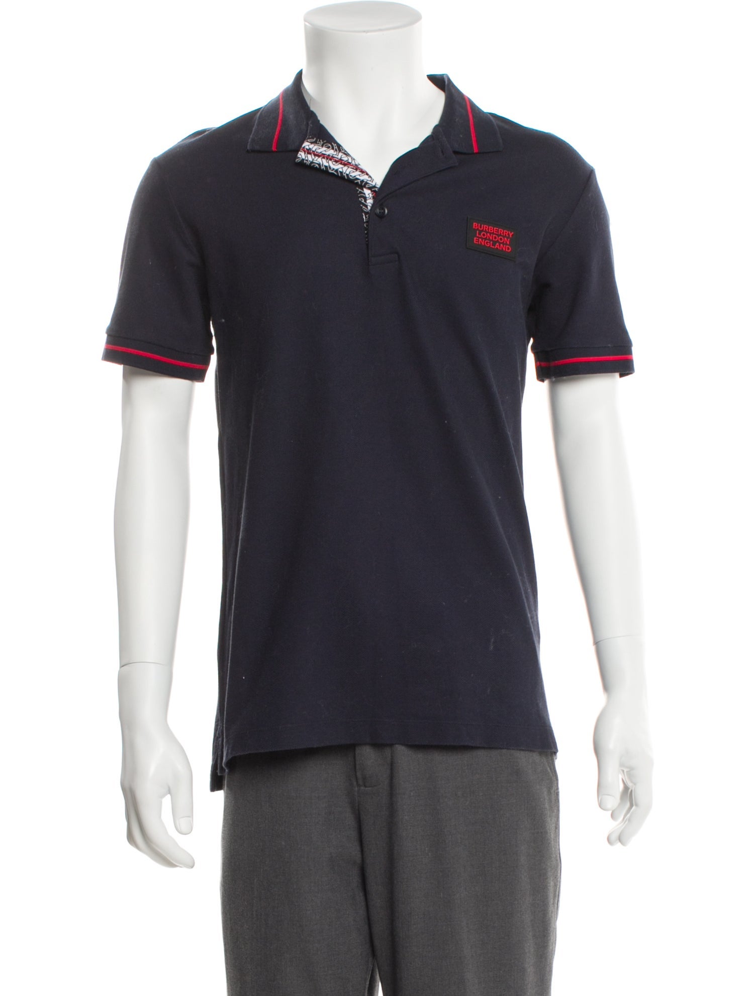 Burberry House Check Pattern Collar Polo Shirt