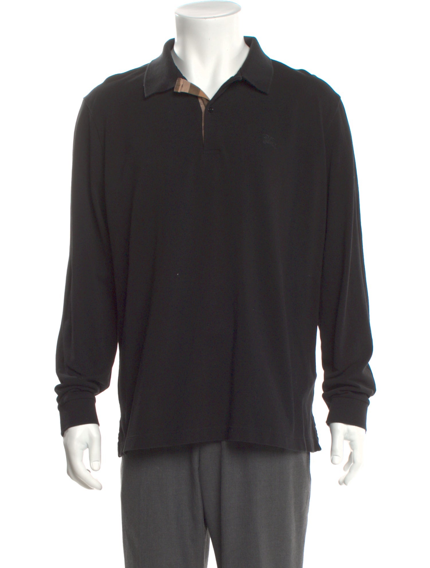 Burberry Exploded Check Pattern Collar Polo Shirt