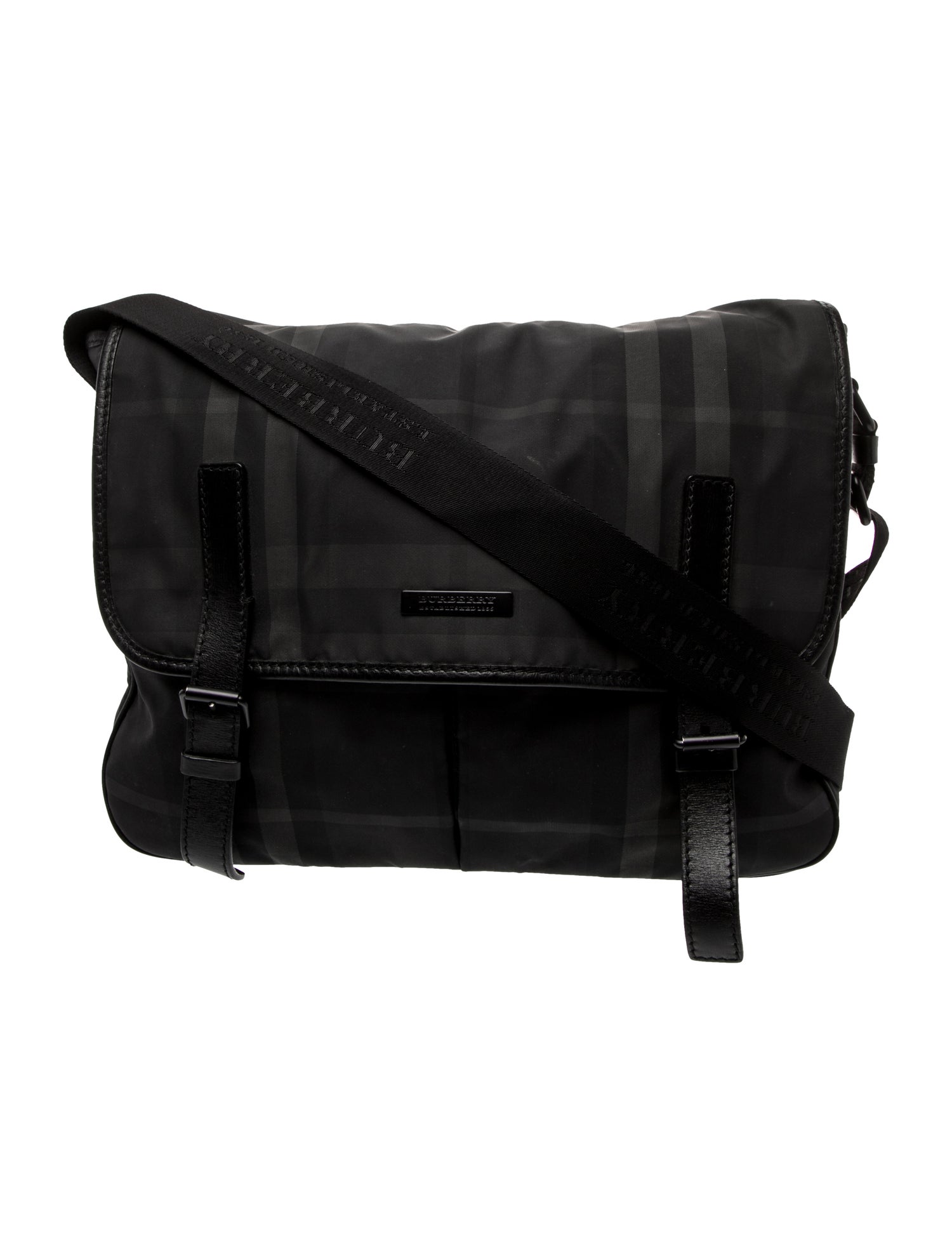 Burberry Smoked Check Messenger Bag