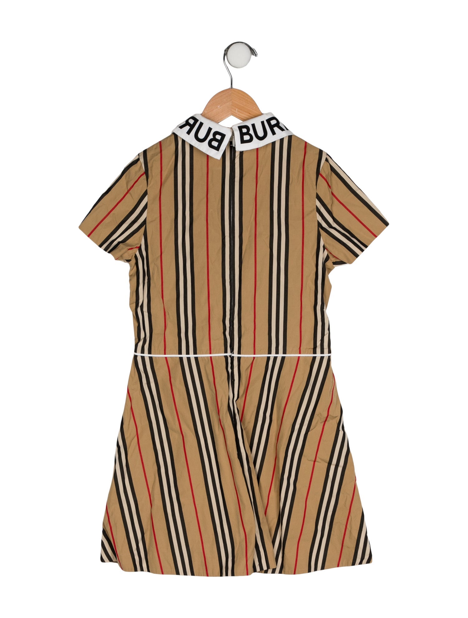 Burberry Girls' Pattern Printed Short Sleeve Dress