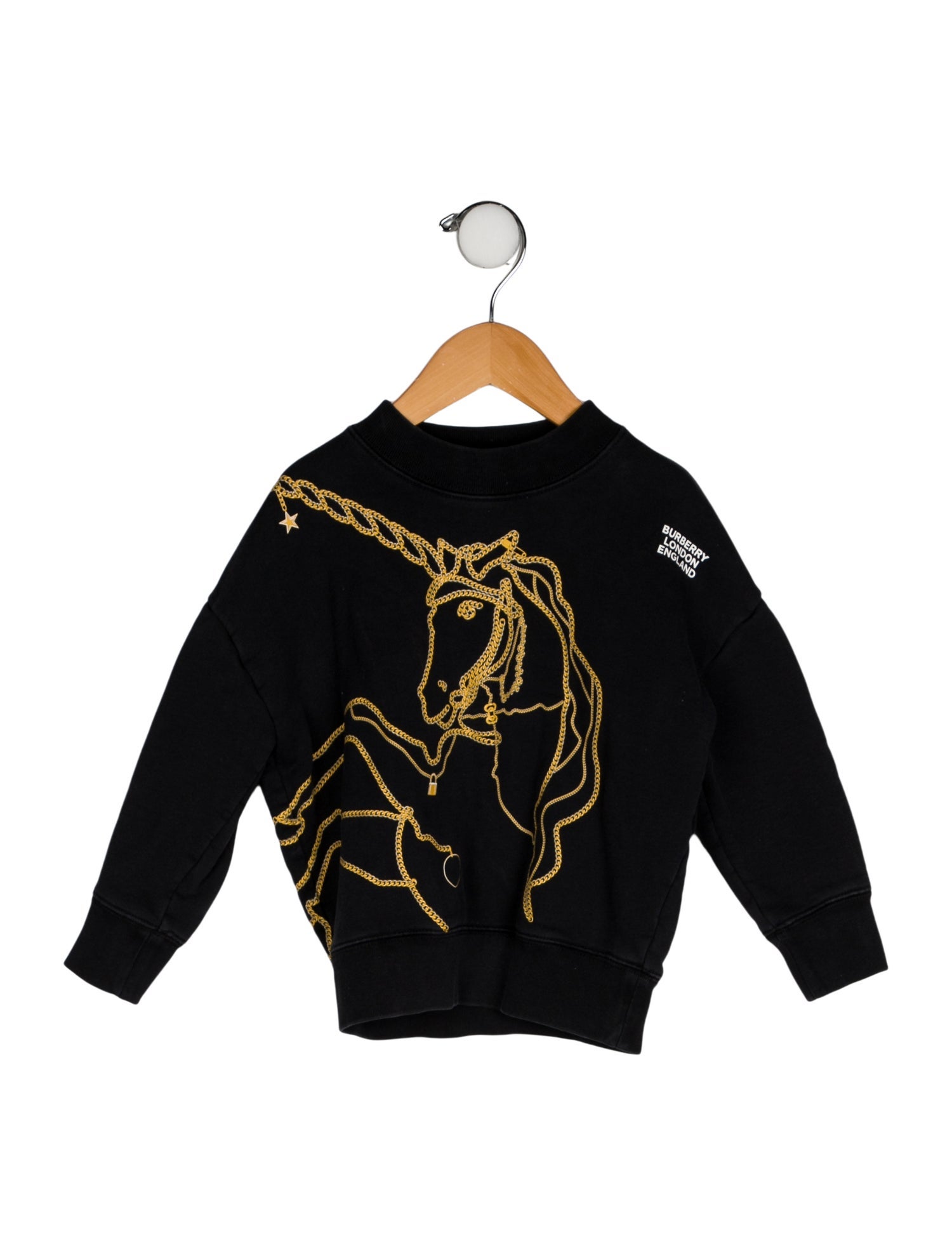 Burberry Toddler Girls' Graphic Long Sleeve Printed Sweatshirt