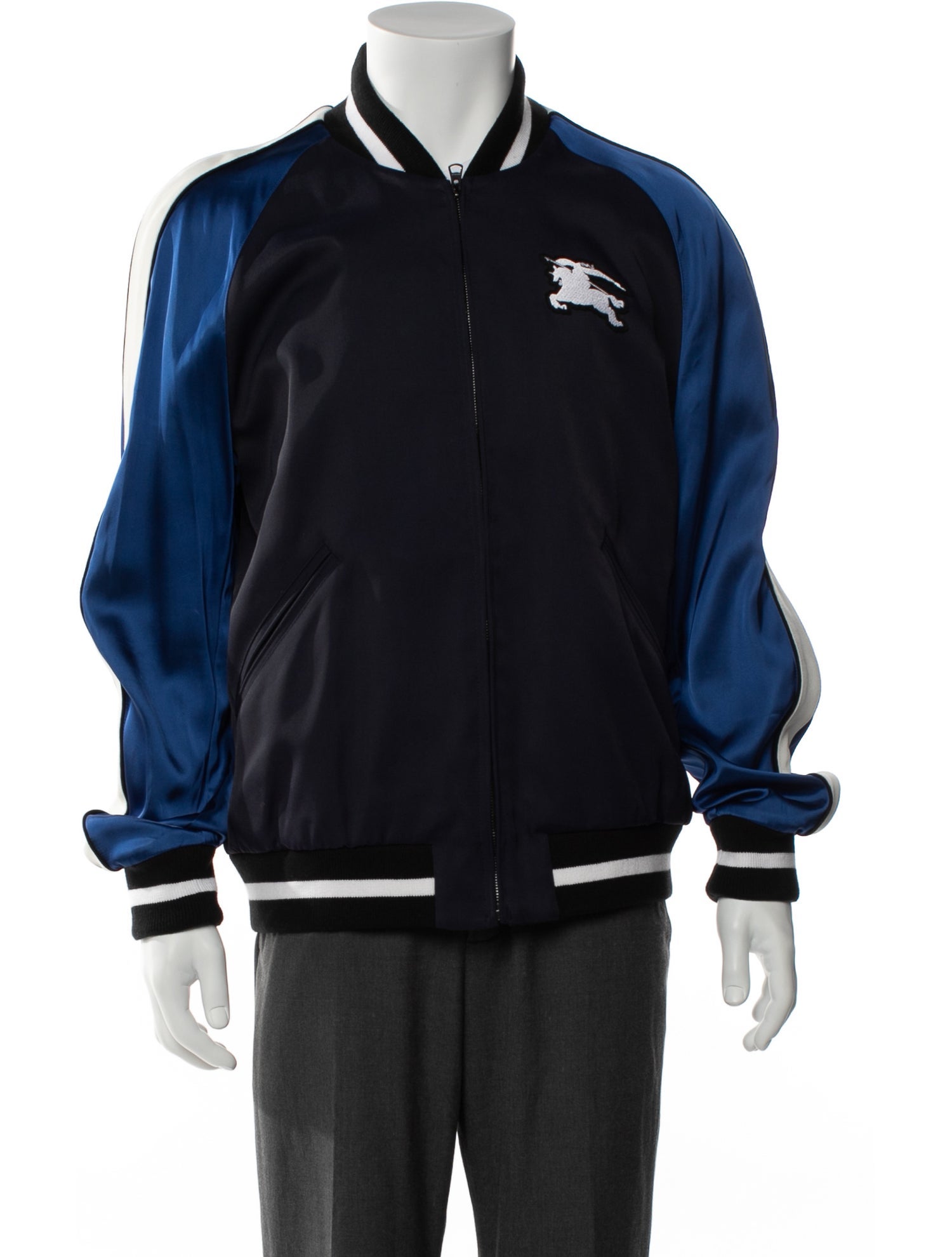 Burberry House Check Pattern Varsity Jacket