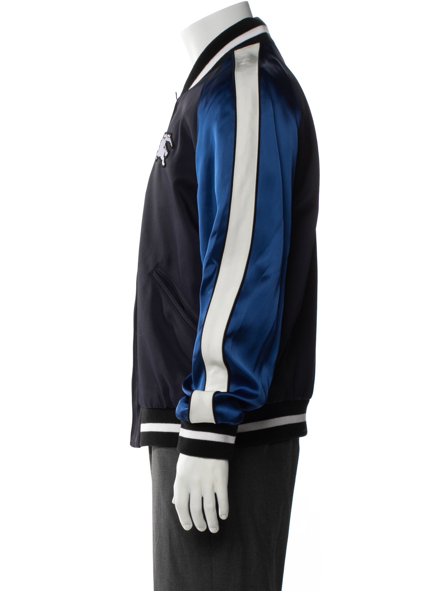 Burberry House Check Pattern Varsity Jacket