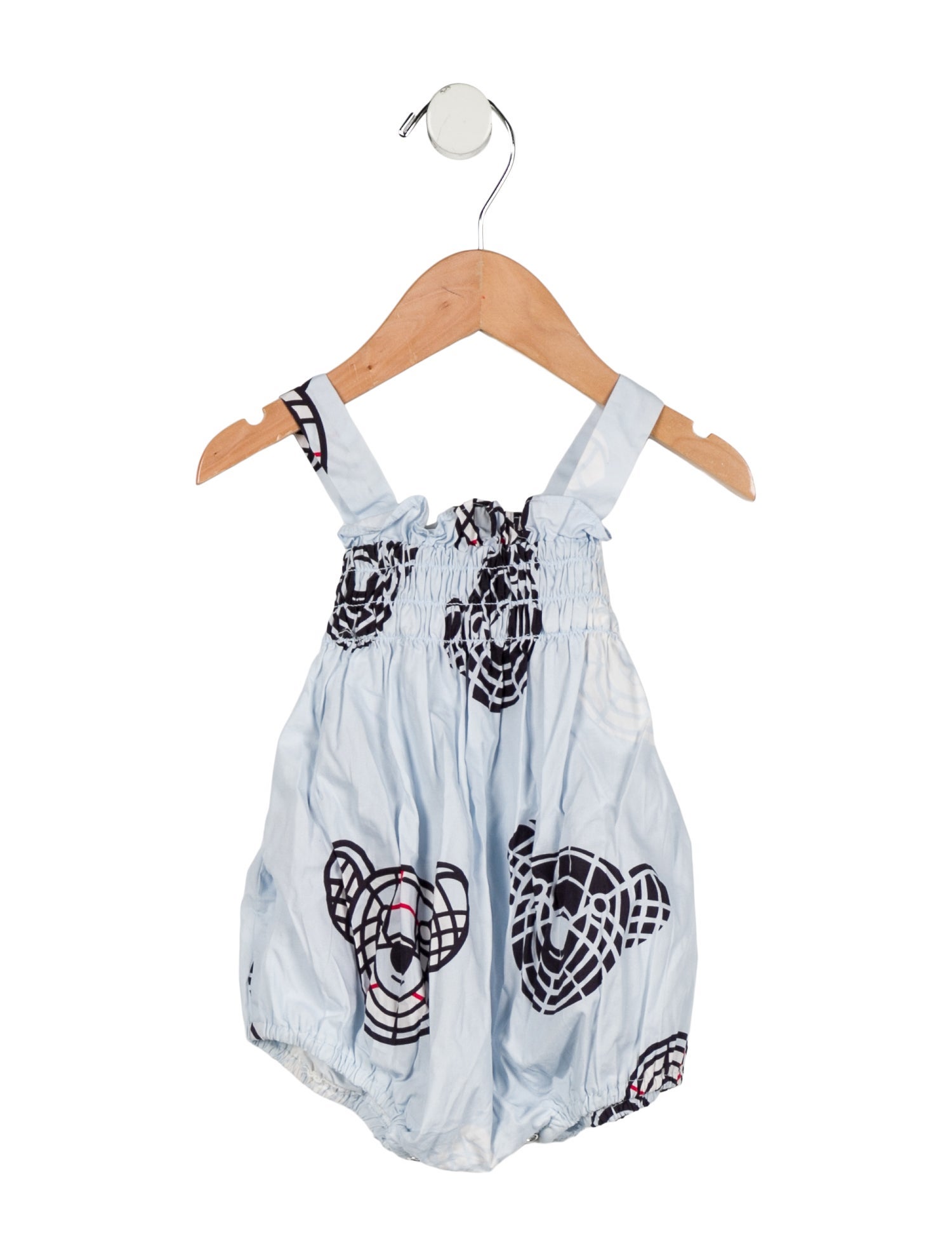 Burberry Infant Girls' Sleeveless Thomas Bear Onesie