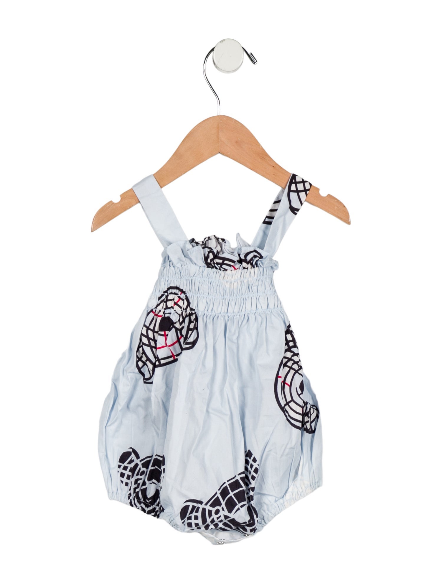 Burberry Infant Girls' Sleeveless Thomas Bear Onesie