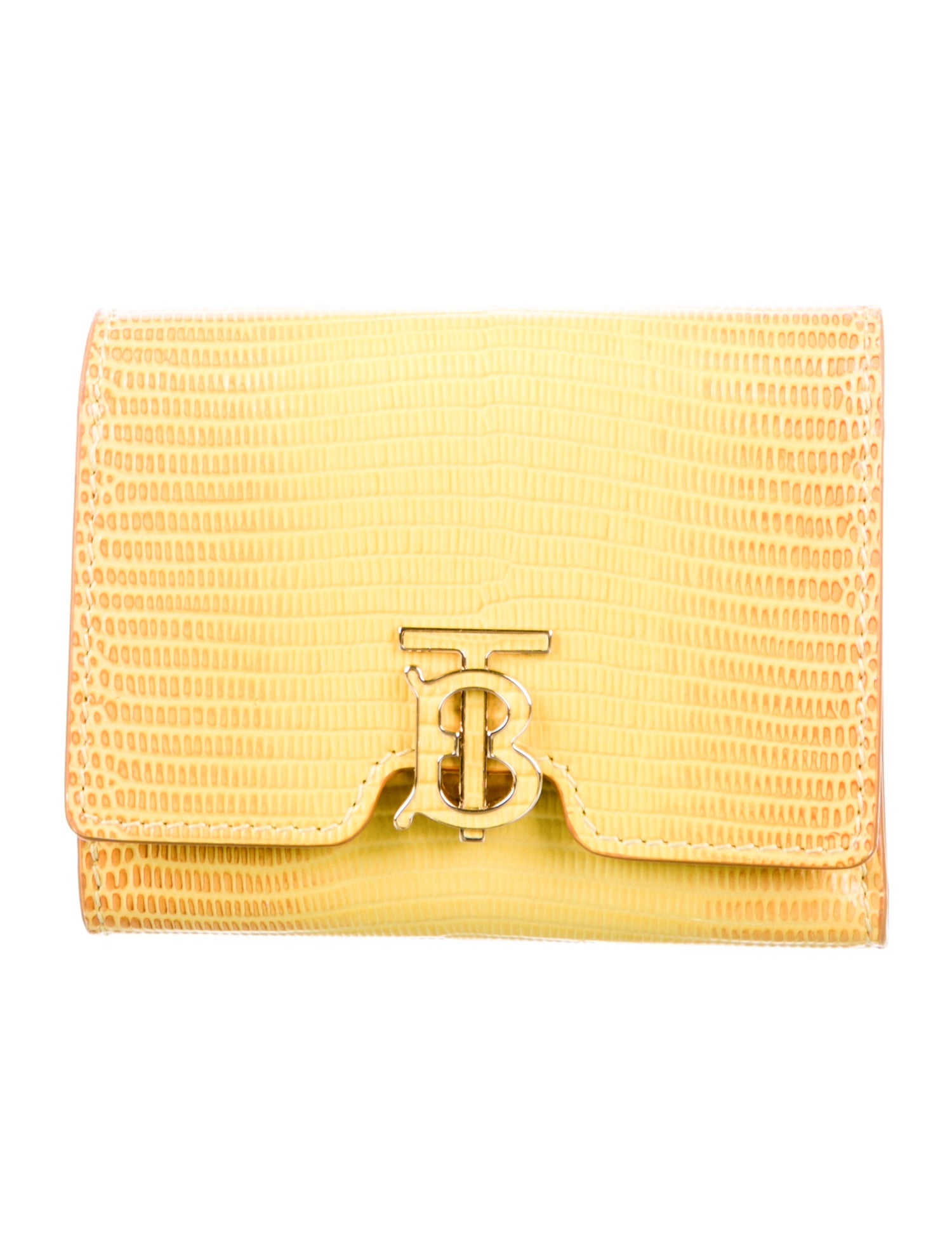 Burberry Leather Compact Wallet w/ Tags