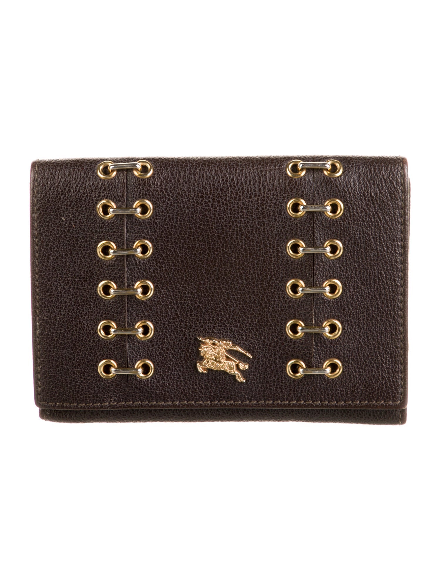 Burberry Leather Compact Wallet