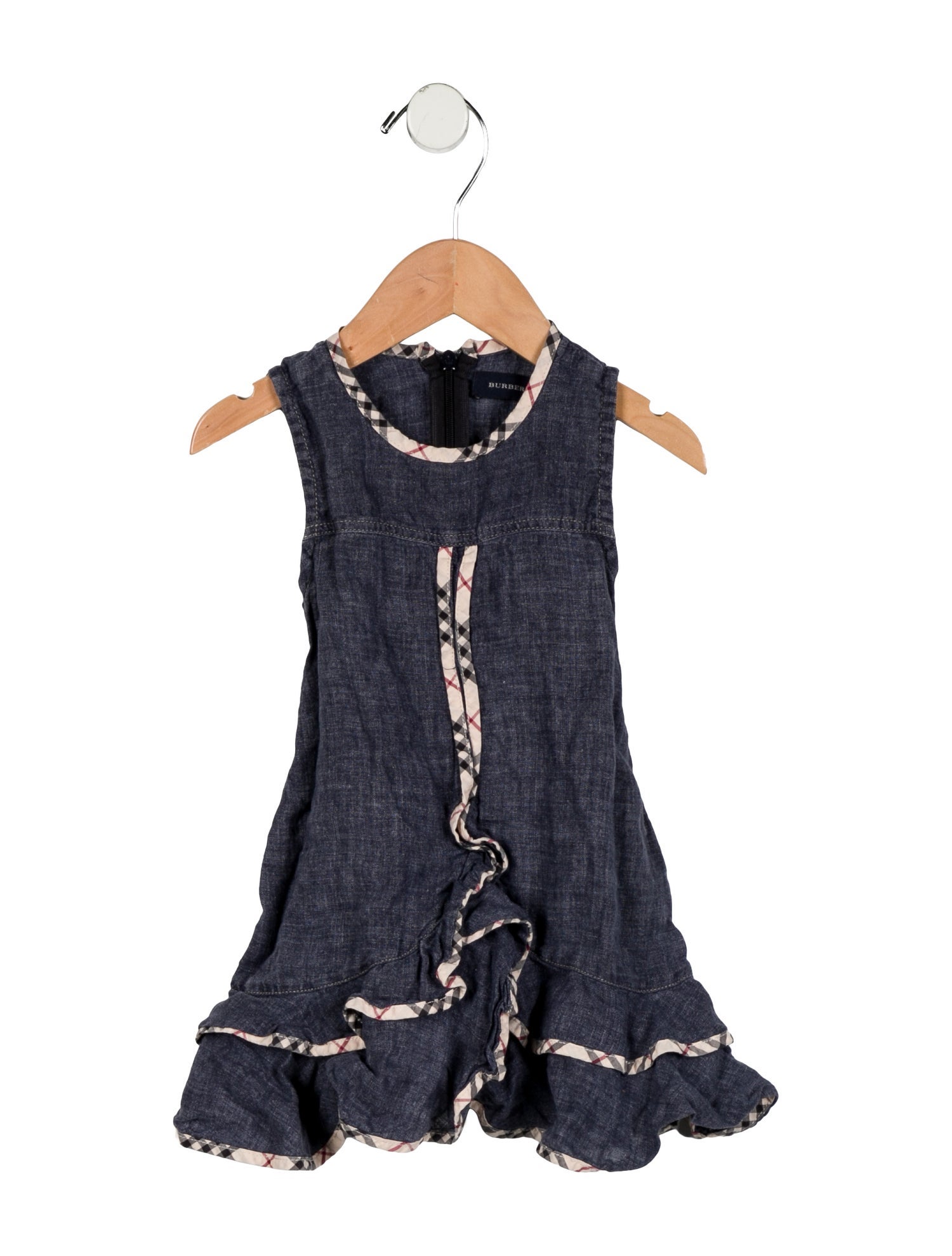 Burberry Toddler Girls' Sleeveless Denim Dress